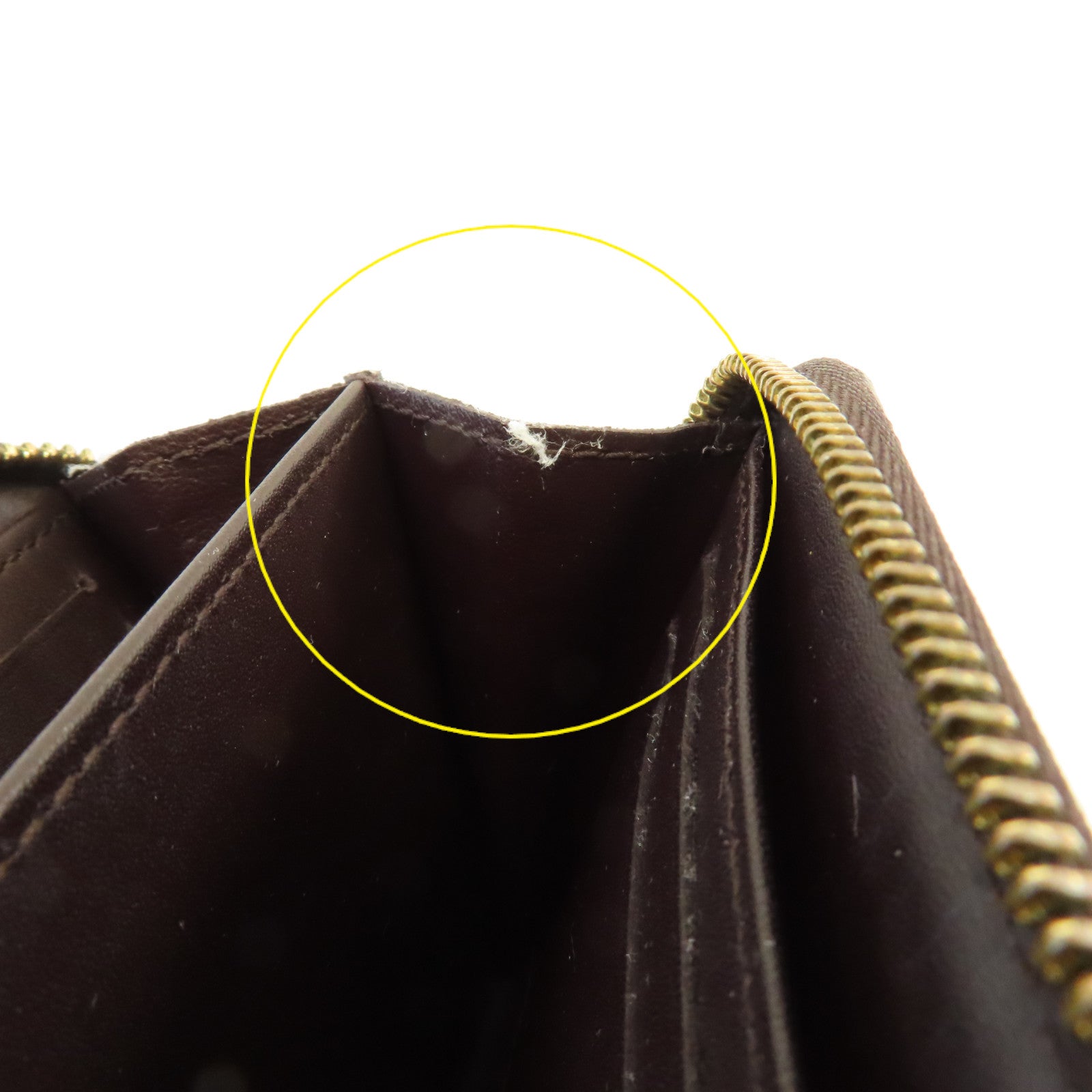 LOUIS VUITTON 【激減優惠】Monogram Vernis Zippy Coin Purse金扣拉鏈零錢卡套酒紅色