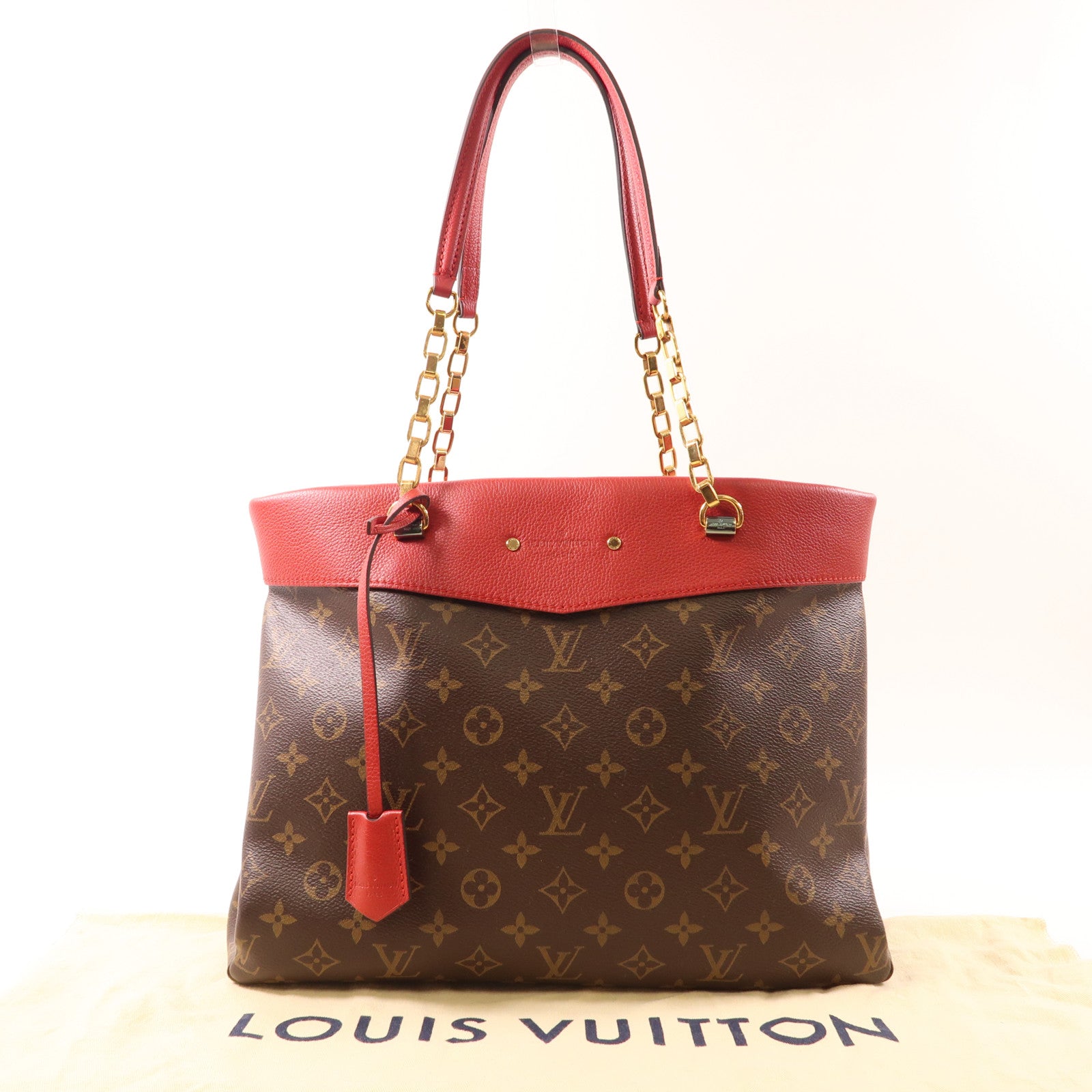 LOUIS VUITTON Monogram Pallas Shopper金扣肩背袋