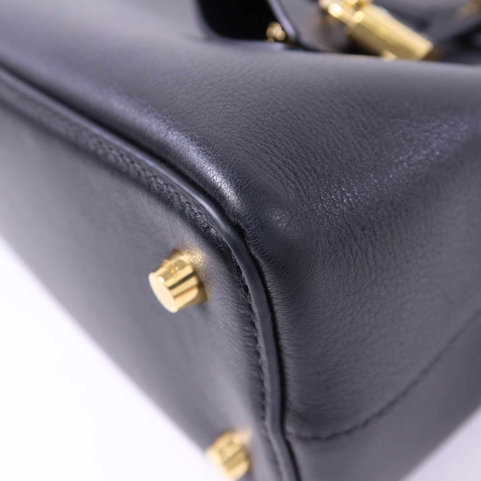 CELINE 牛皮皮革Teen Celine Conti Bag金扣手挽肩背兩用袋