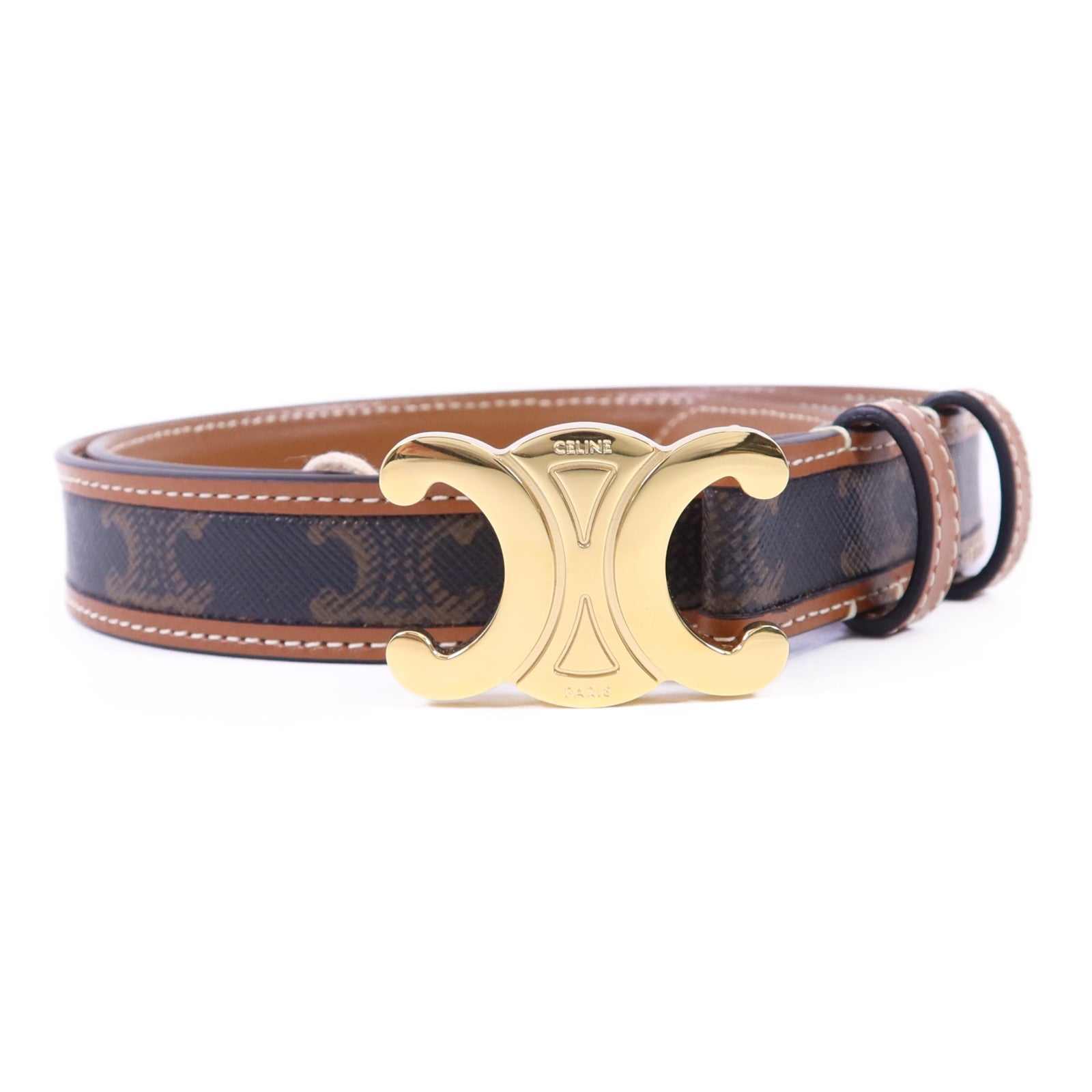 CELINE PVC Belt 85cm金扣皮帶