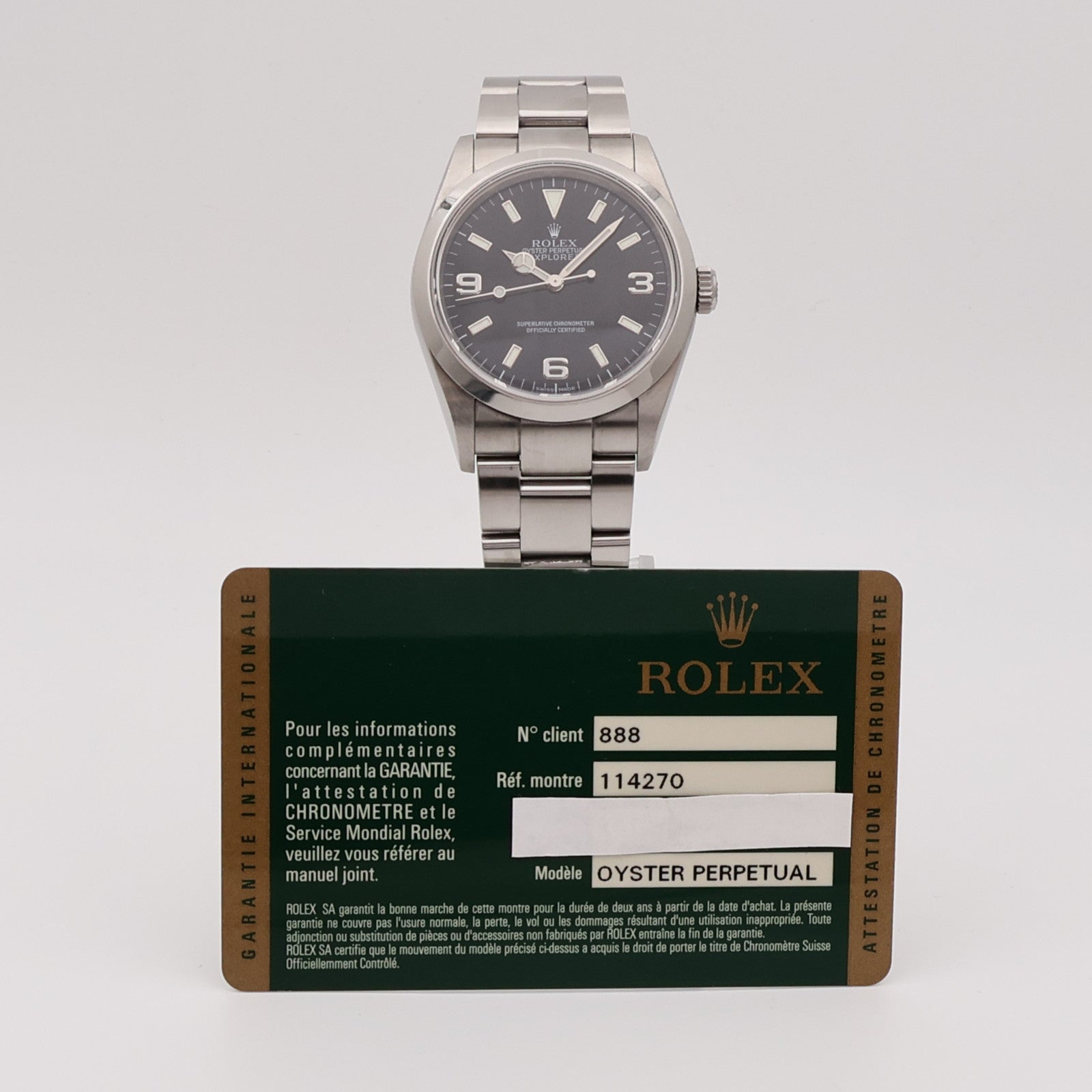 ROLEX Explorer I 114270