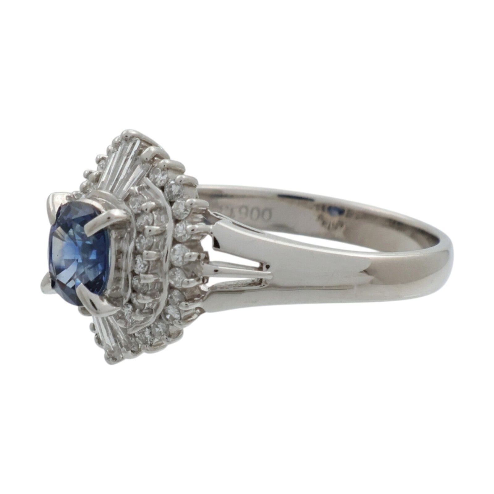 JEWELRY PT900鉑金/藍寶石Sapphire鑽石戒指