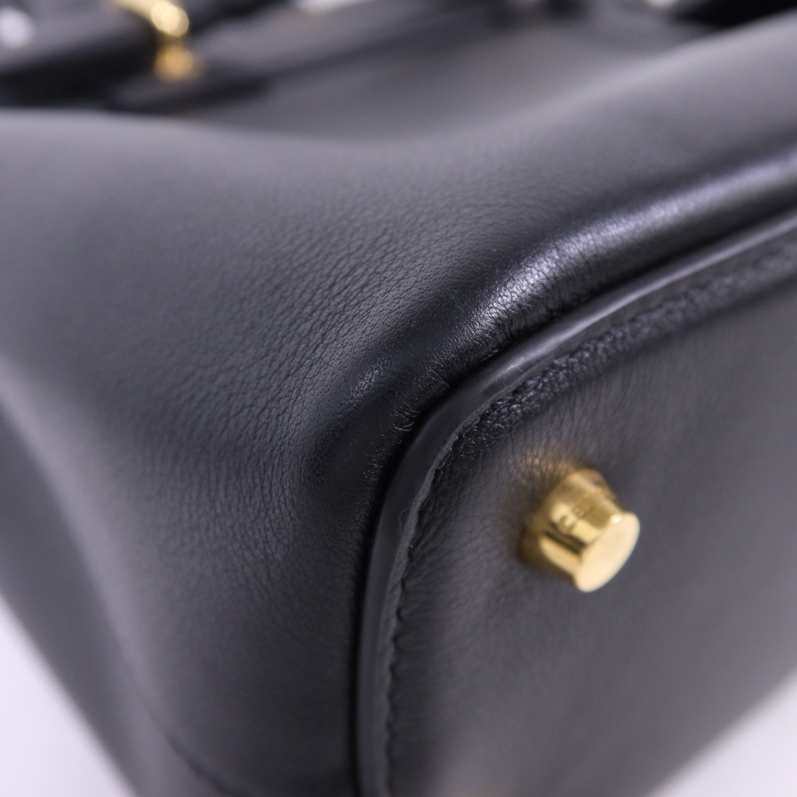 CELINE 牛皮皮革Teen Celine Conti Bag金扣手挽肩背兩用袋