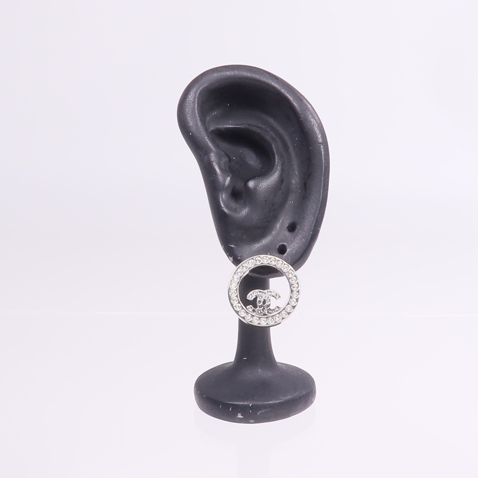 CHANEL 【激減優惠】金屬Earrings銀扣耳環