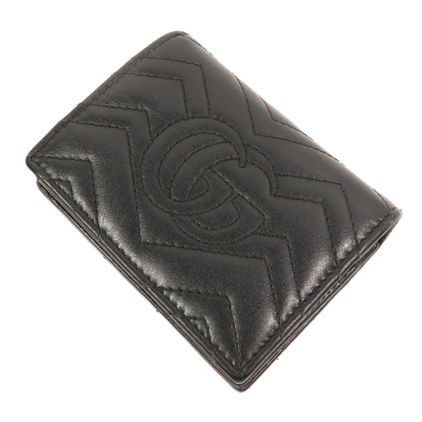 GUCCI 牛皮皮革GG Marmont Wallet錢包