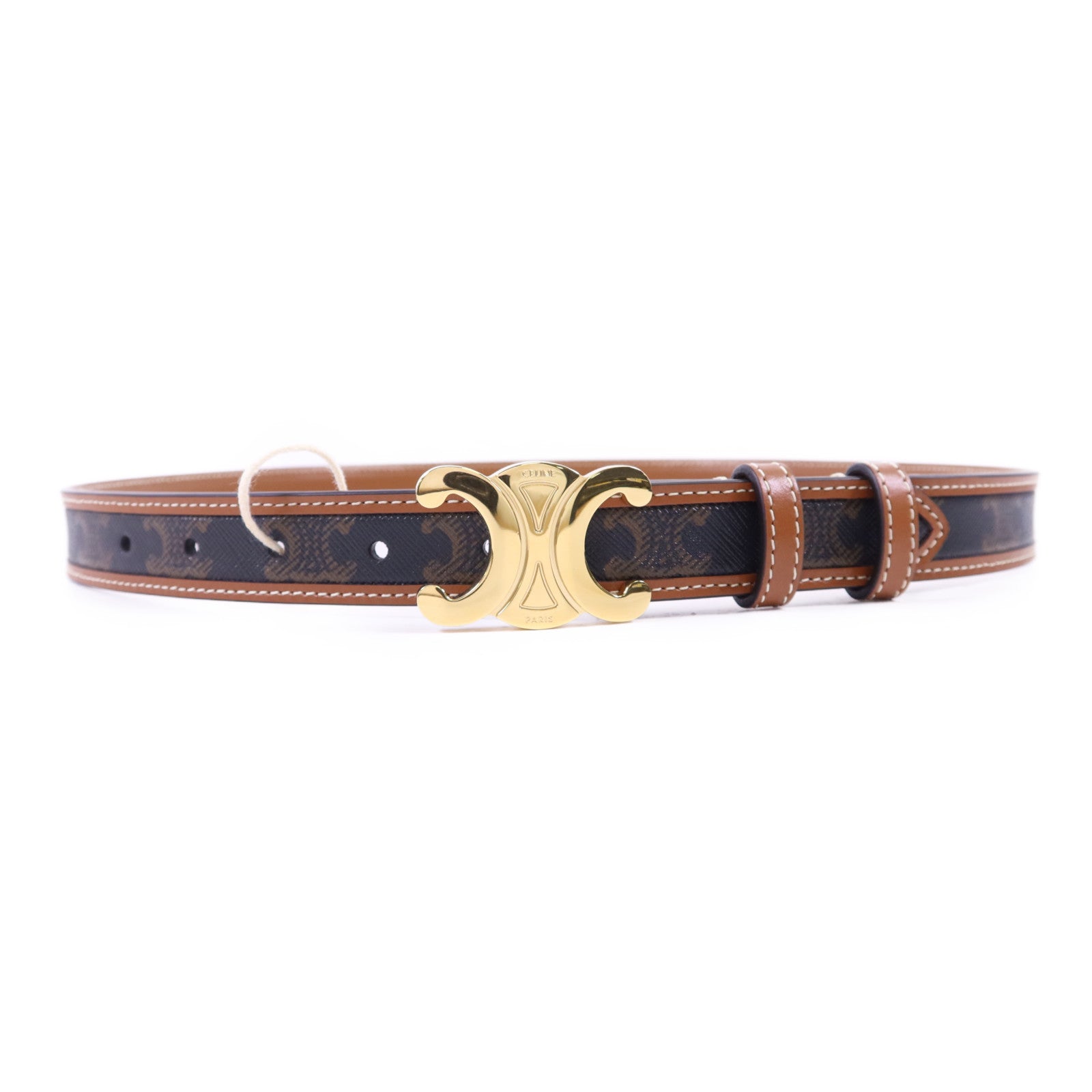 CELINE PVC Belt 85cm金扣皮帶