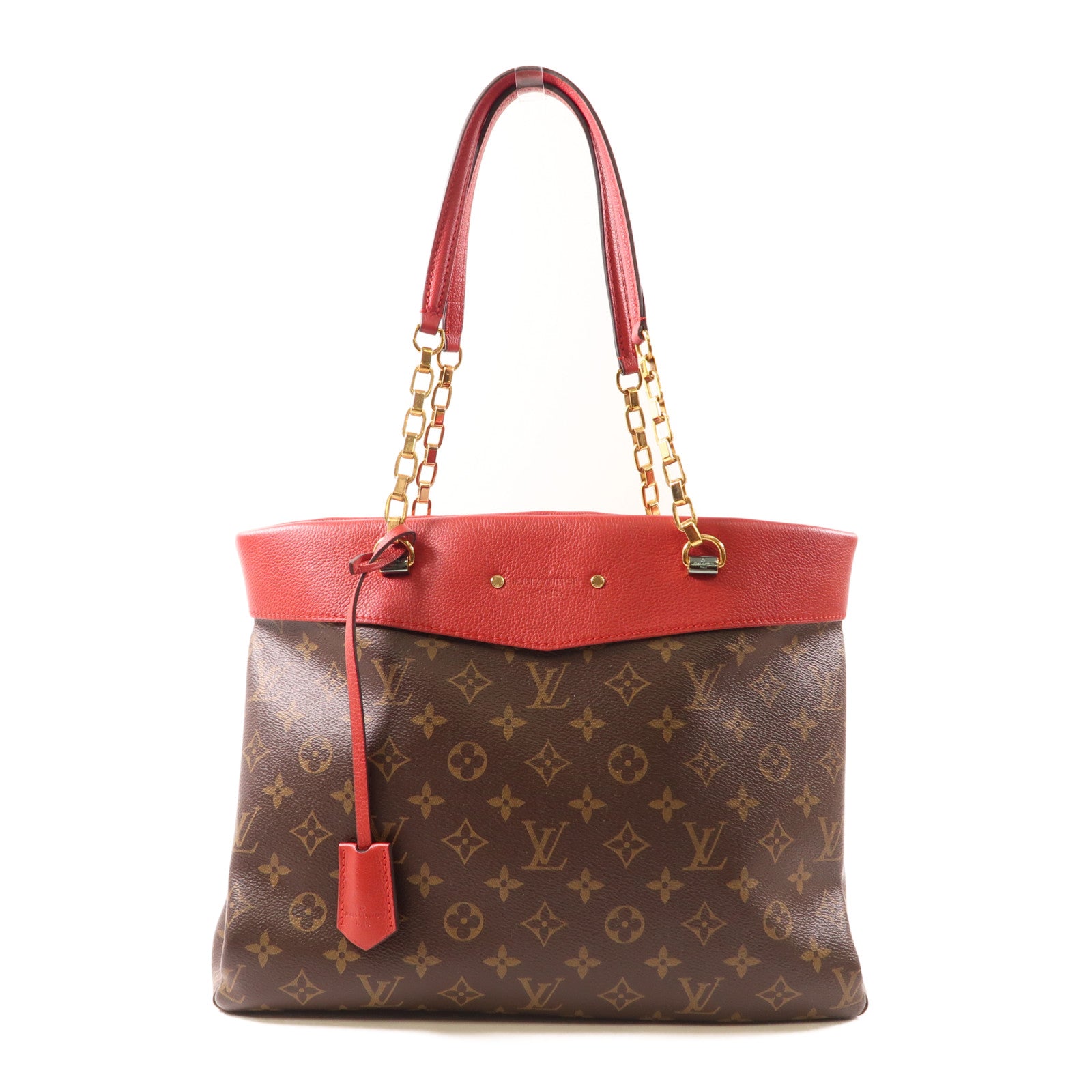 LOUIS VUITTON Monogram Pallas Shopper金扣肩背袋