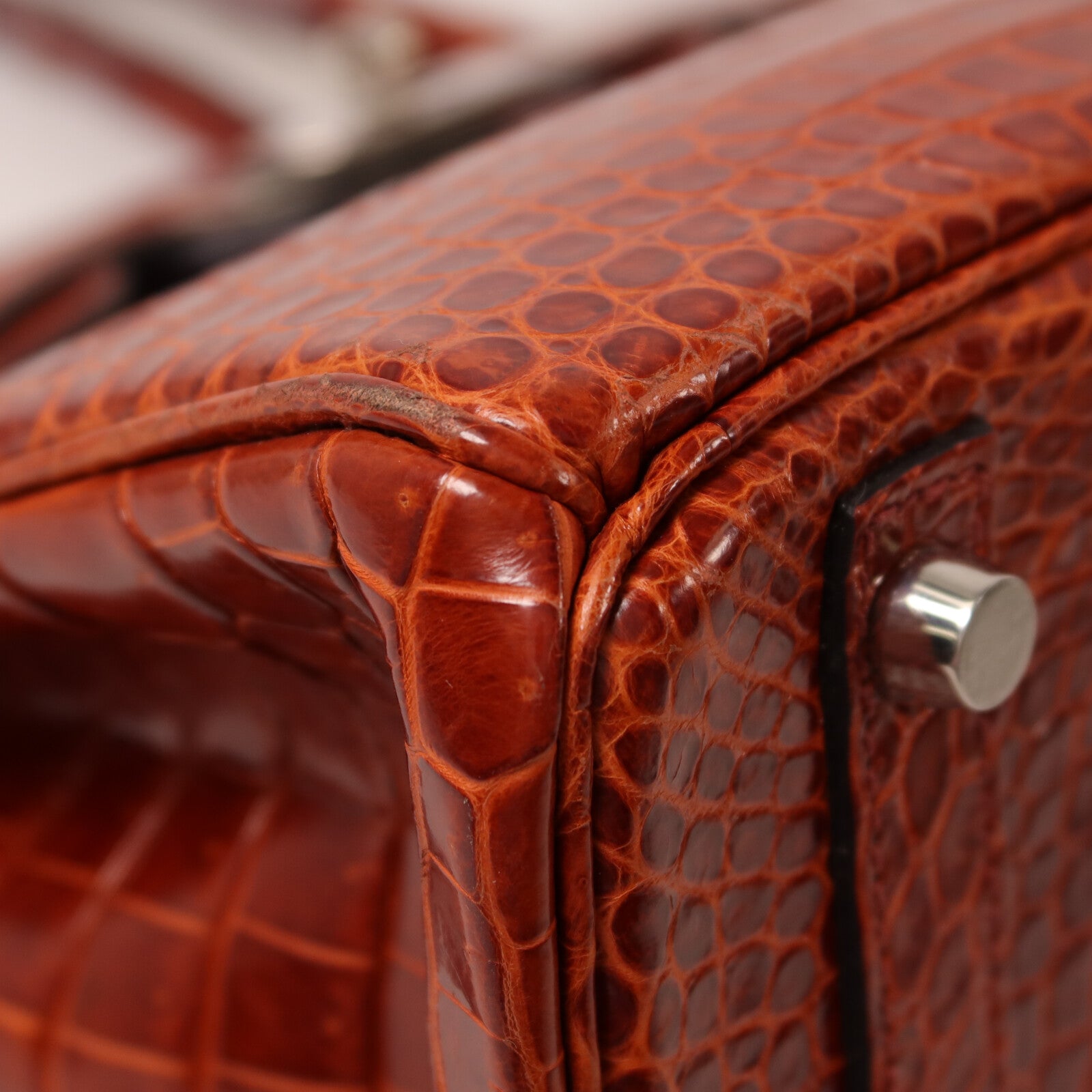 HERMES 鱷魚皮革Birkin 30手挽袋Rough H