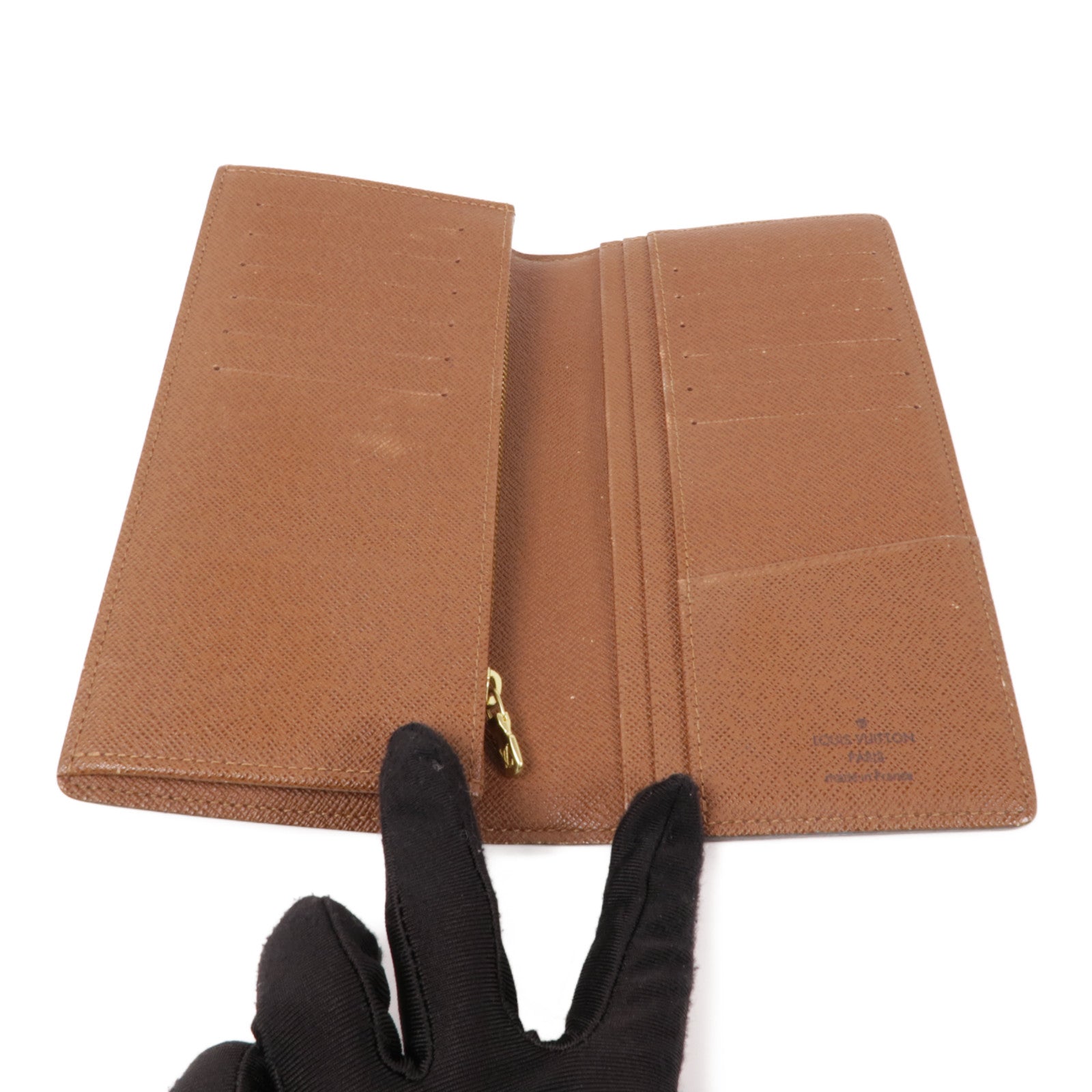 LOUIS VUITTON Monogram Brazza Wallet金扣長錢包