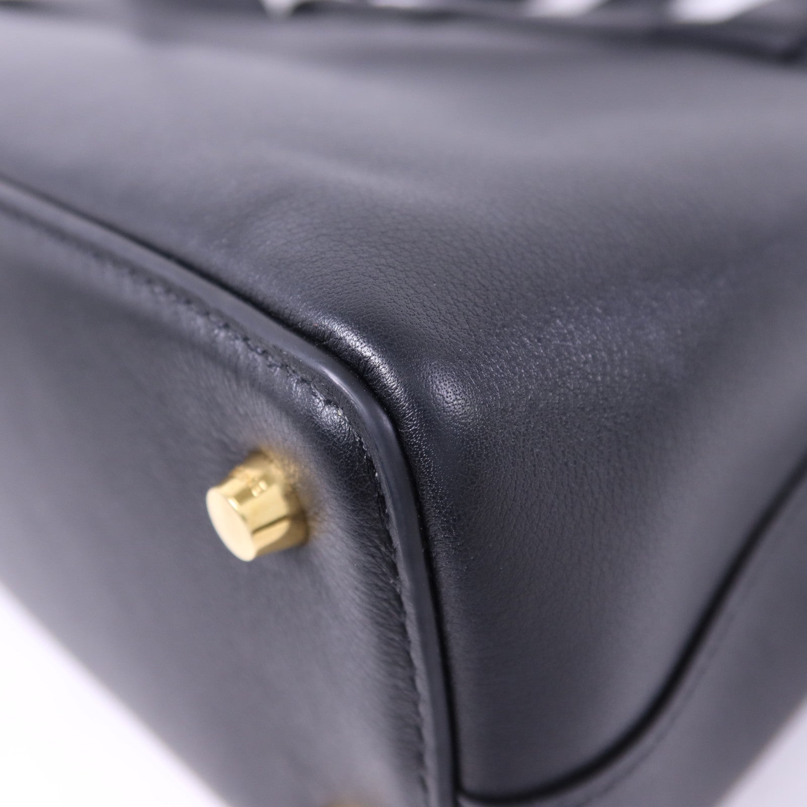 CELINE 牛皮皮革Teen Celine Conti Bag金扣手挽肩背兩用袋