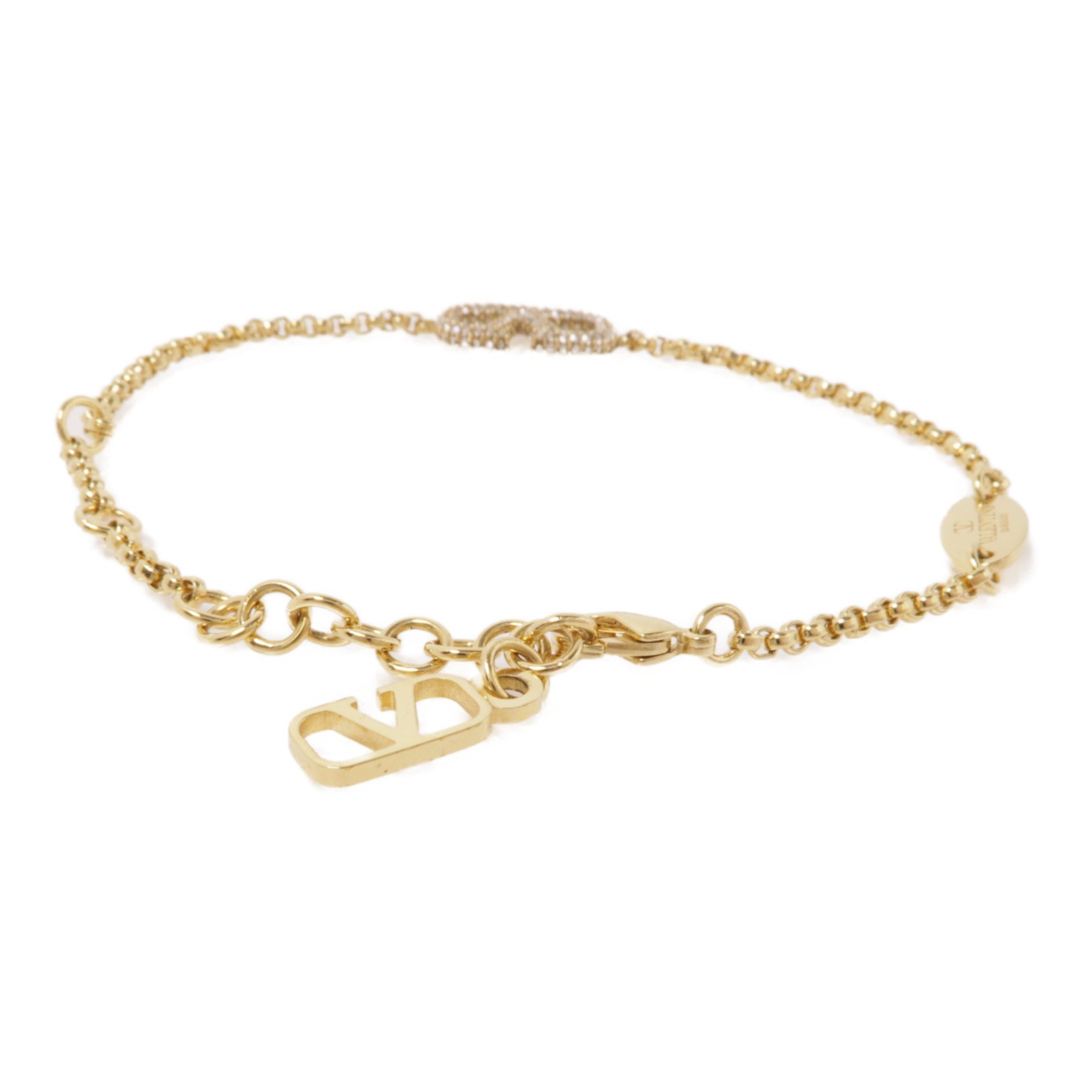 Valentino 金屬Bracelet手鏈金色