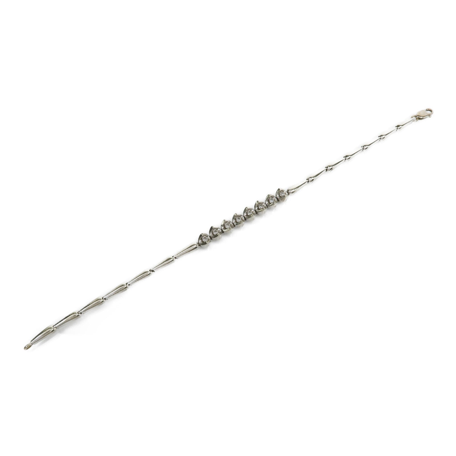 JEWELRY 【激減優惠】18K白金Diamond Bracelet鑽石手鏈