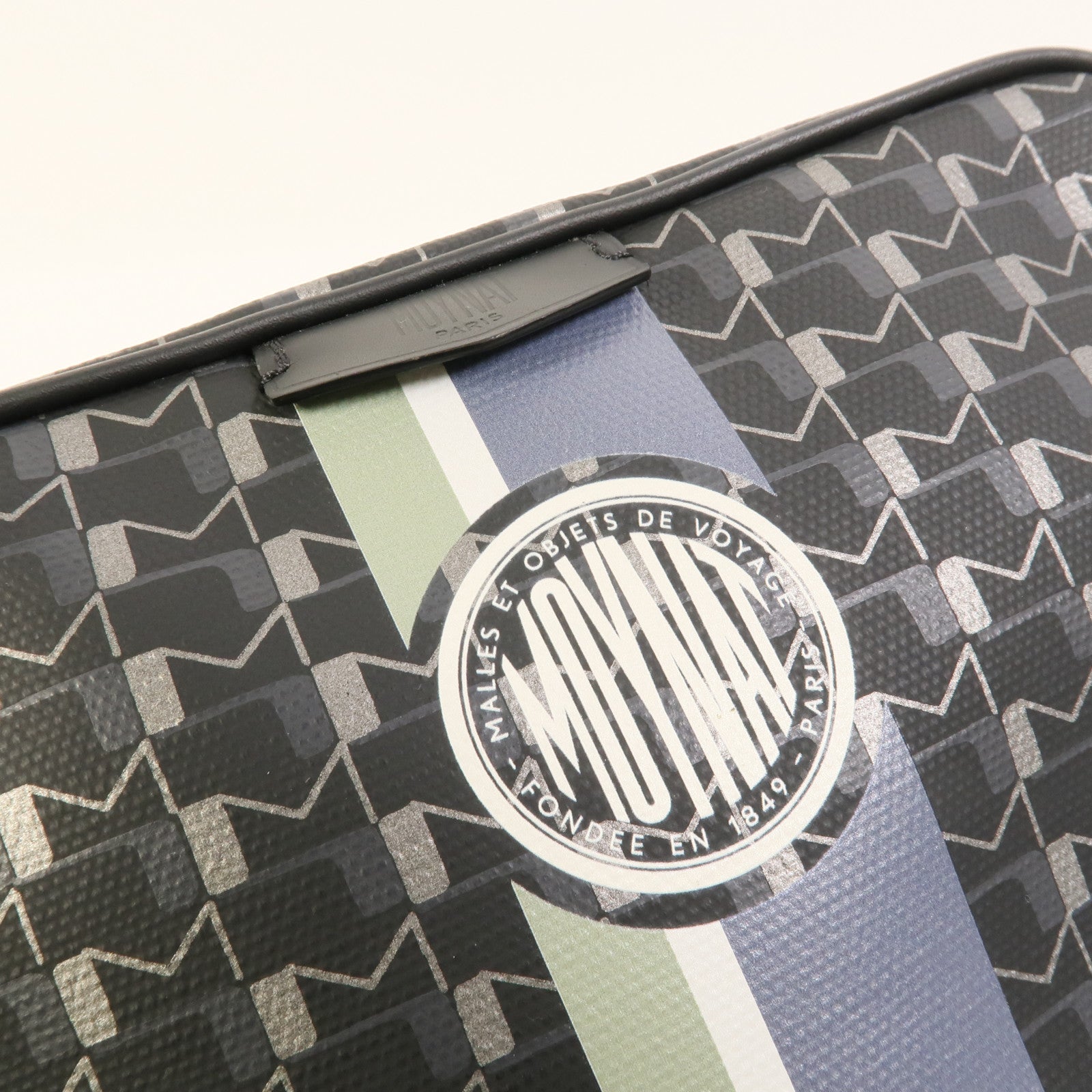 Moynat 塗層帆布Camera Bag手挽肩背兩用袋