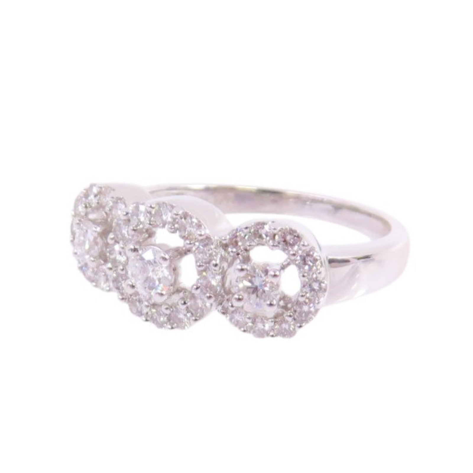 JEWELRY 【激減優惠】18K白/鑽石Diamond Ring戒指US#5.75