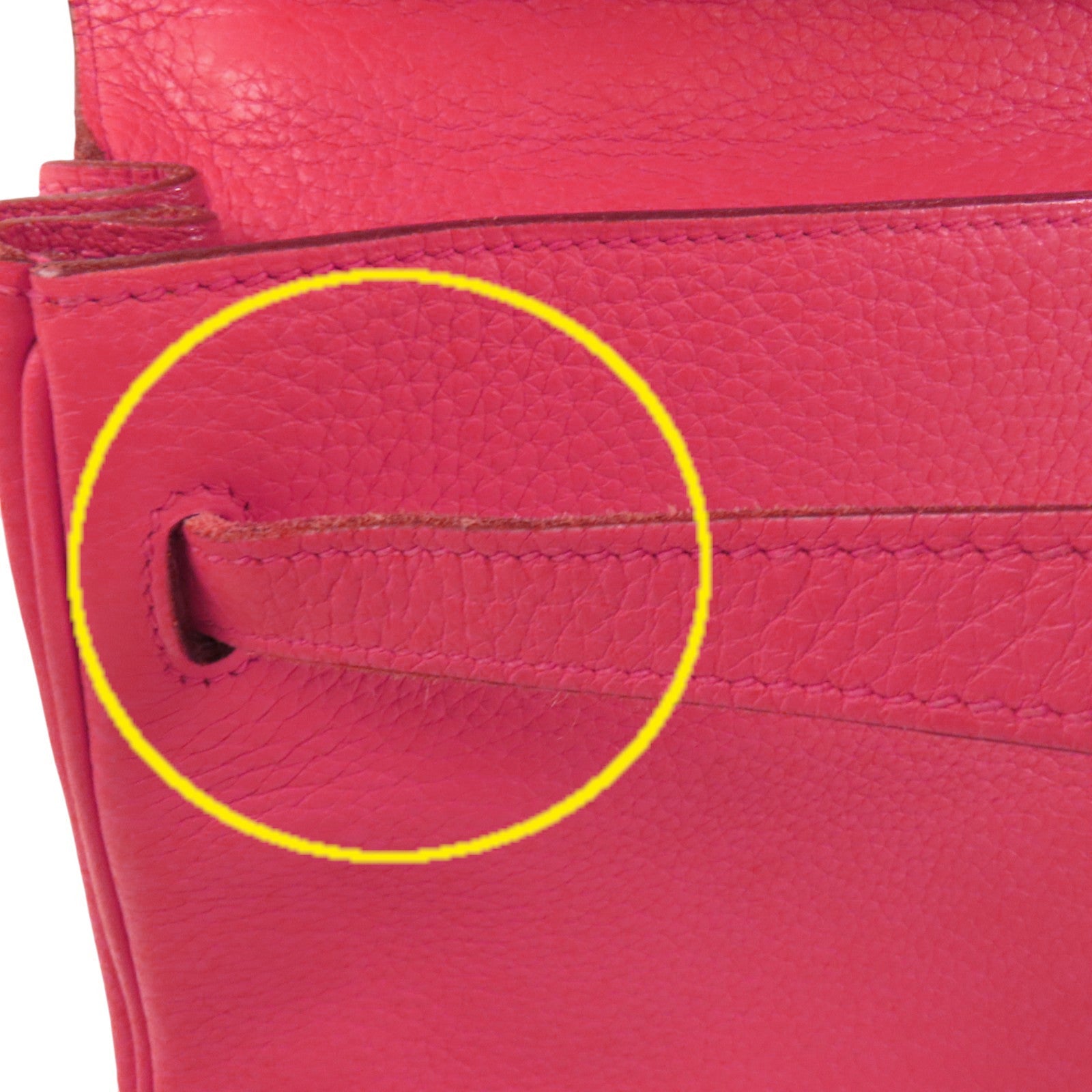 HERMES Clemence皮革Kelly 35銀扣手挽肩背兩用袋