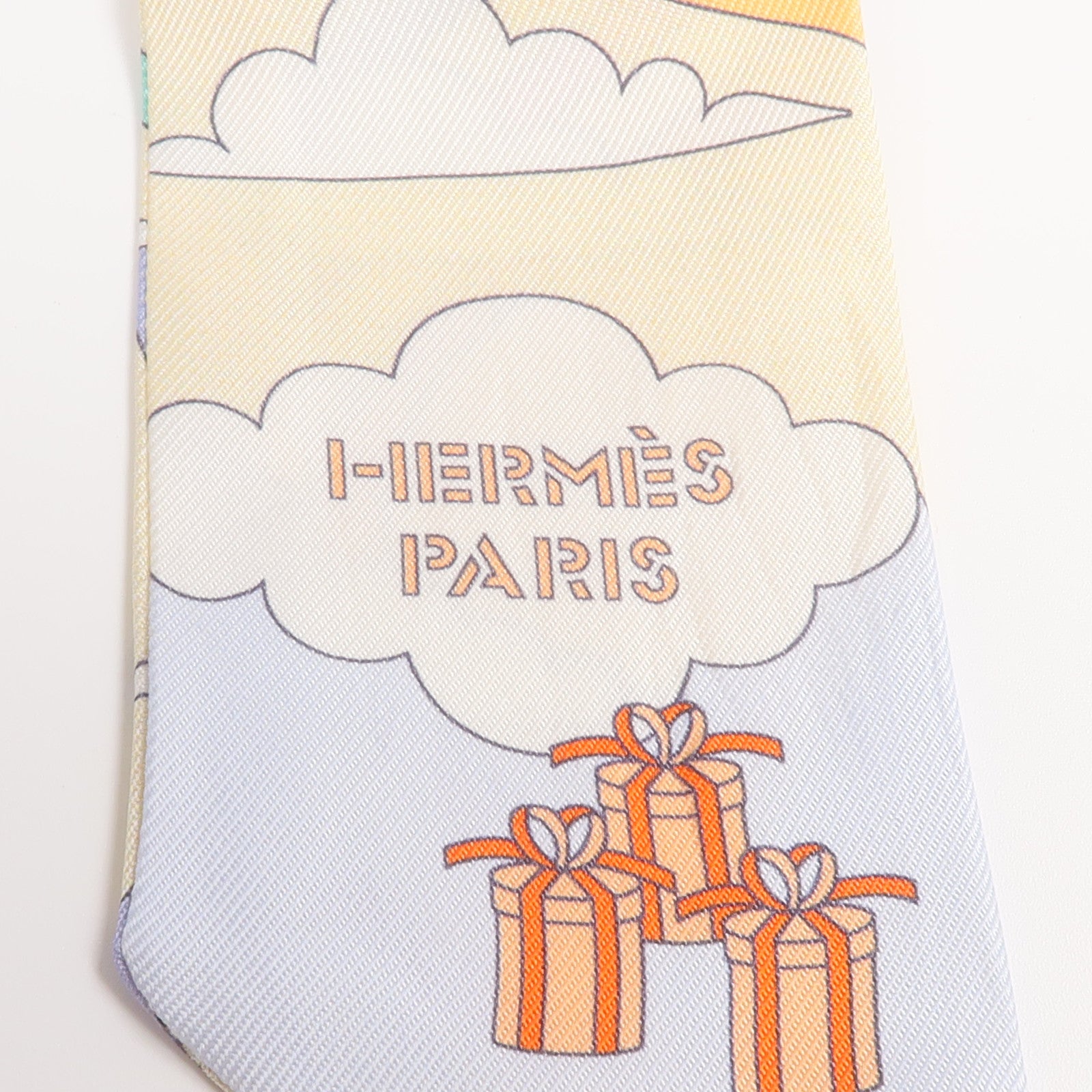 HERMES 絲質Twilly絲巾