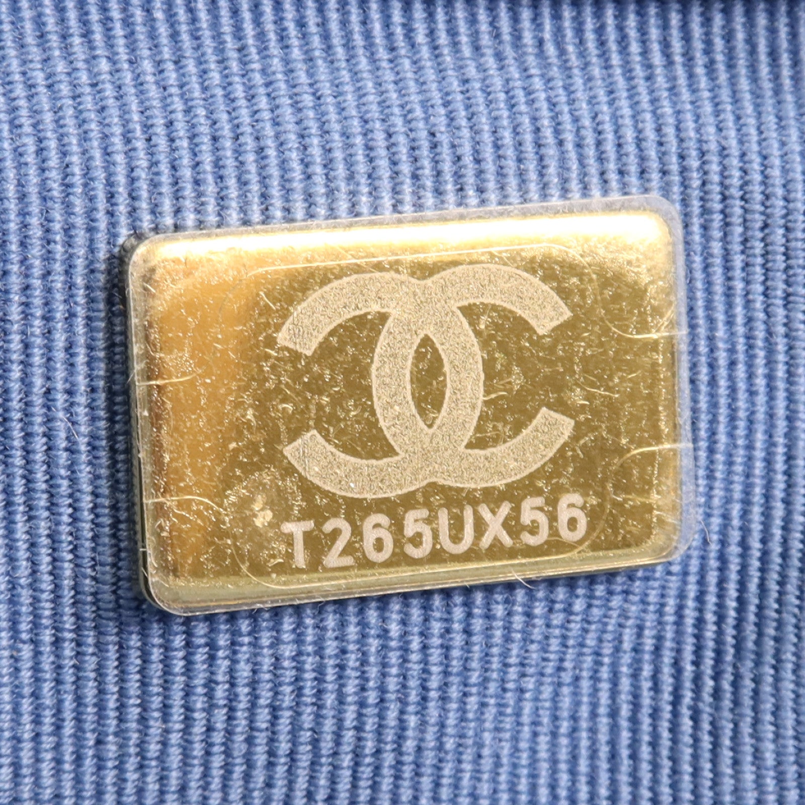 CHANEL 牛仔布Hobo Hand Bag金扣手挽肩背兩用袋