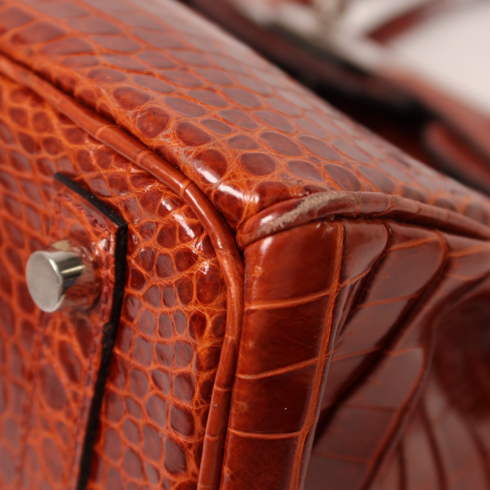 HERMES 鱷魚皮革Birkin 30手挽袋Rough H
