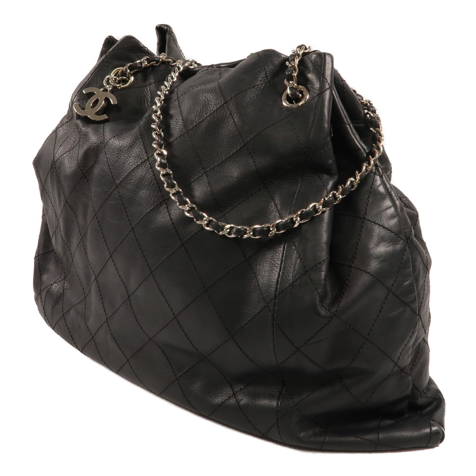 CHANEL 牛皮皮革Shoulder Bag鏈帶肩背袋
