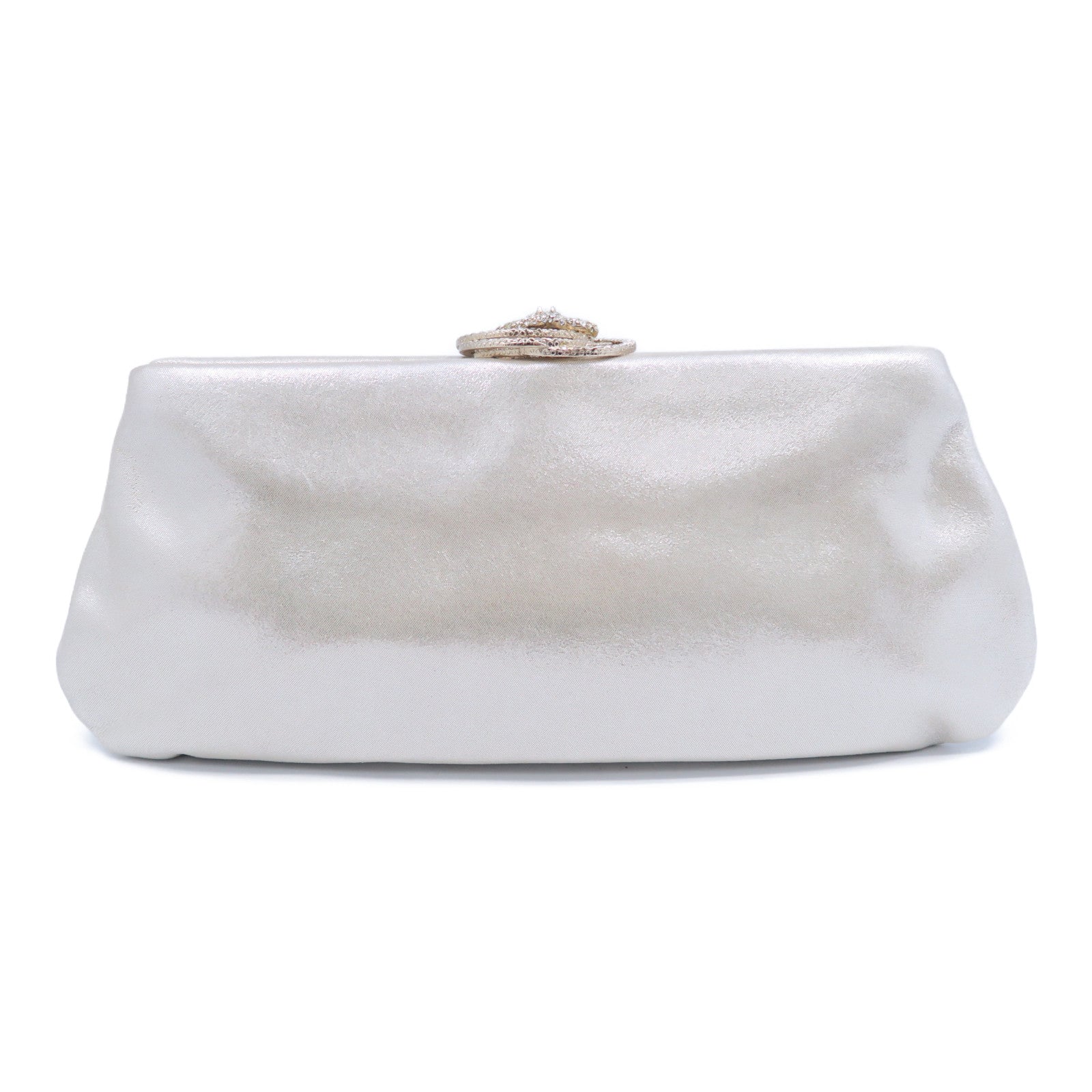 CHANEL 【激減優惠】牛皮皮革Clutch Bag金扣手拿包金色