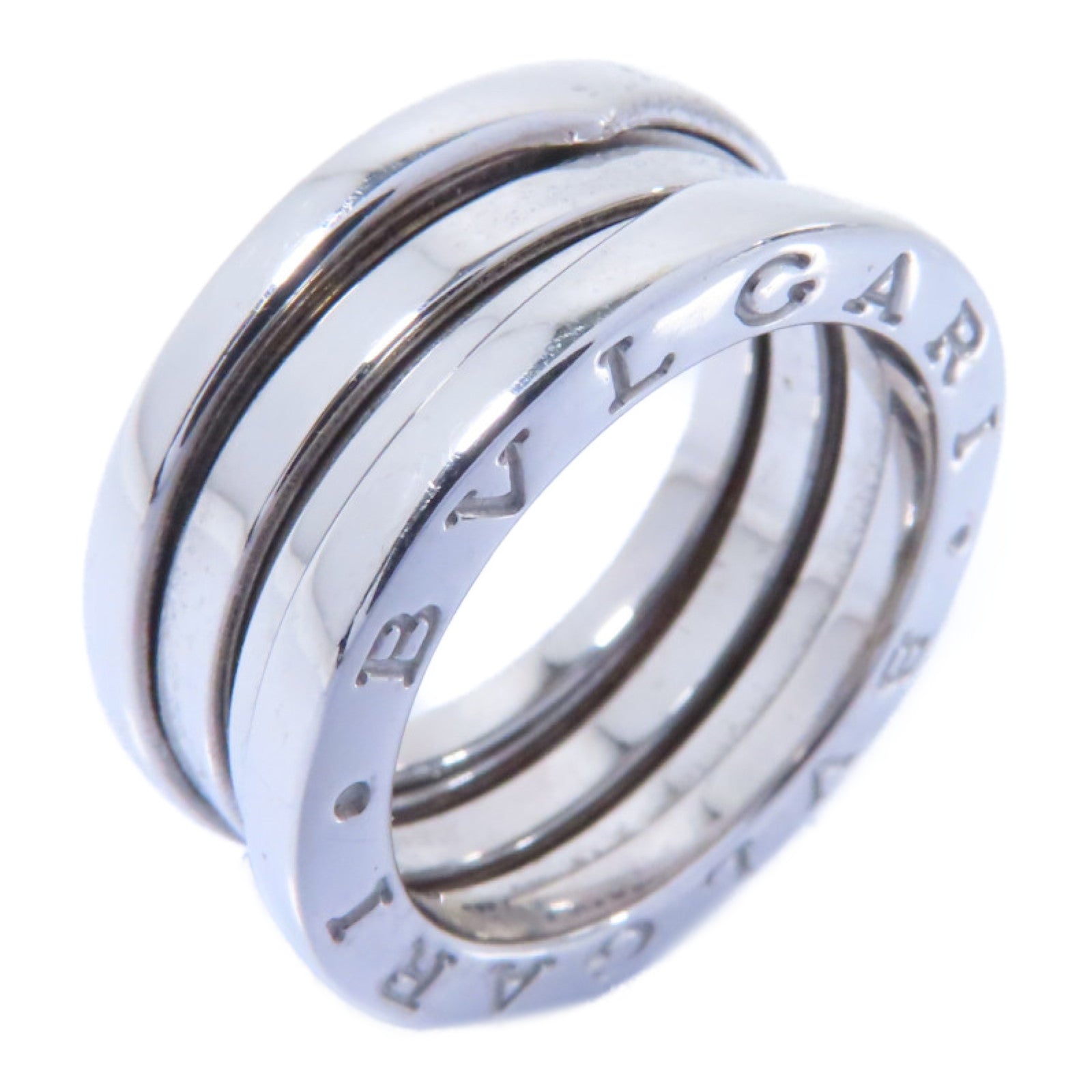 BVLGARI 18K白金B-ZERO1戒指US#6/Bvlgari#52