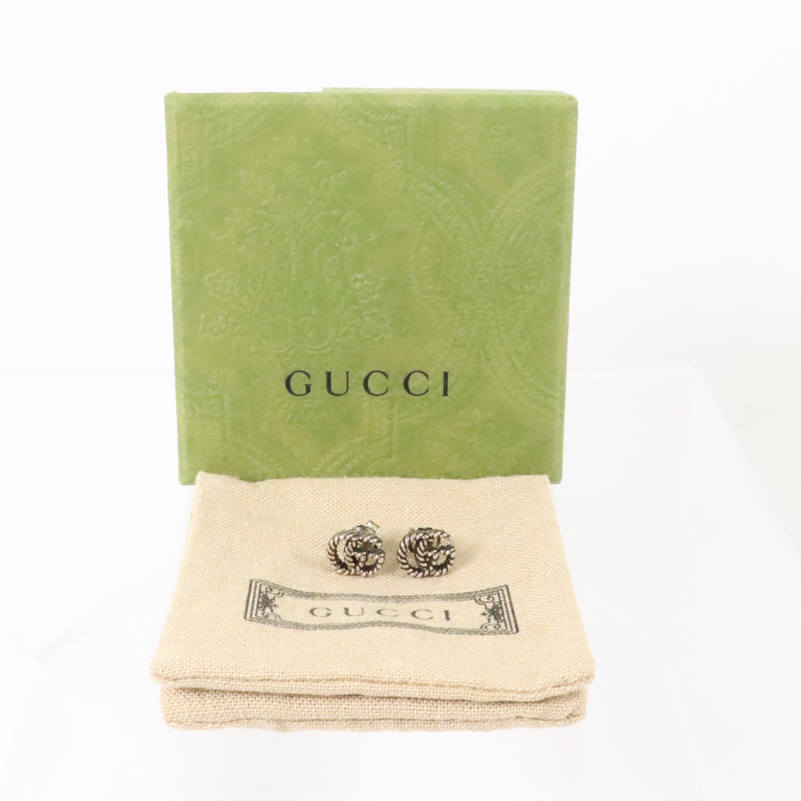 GUCCI 925純銀GG Marmont Earrings耳環