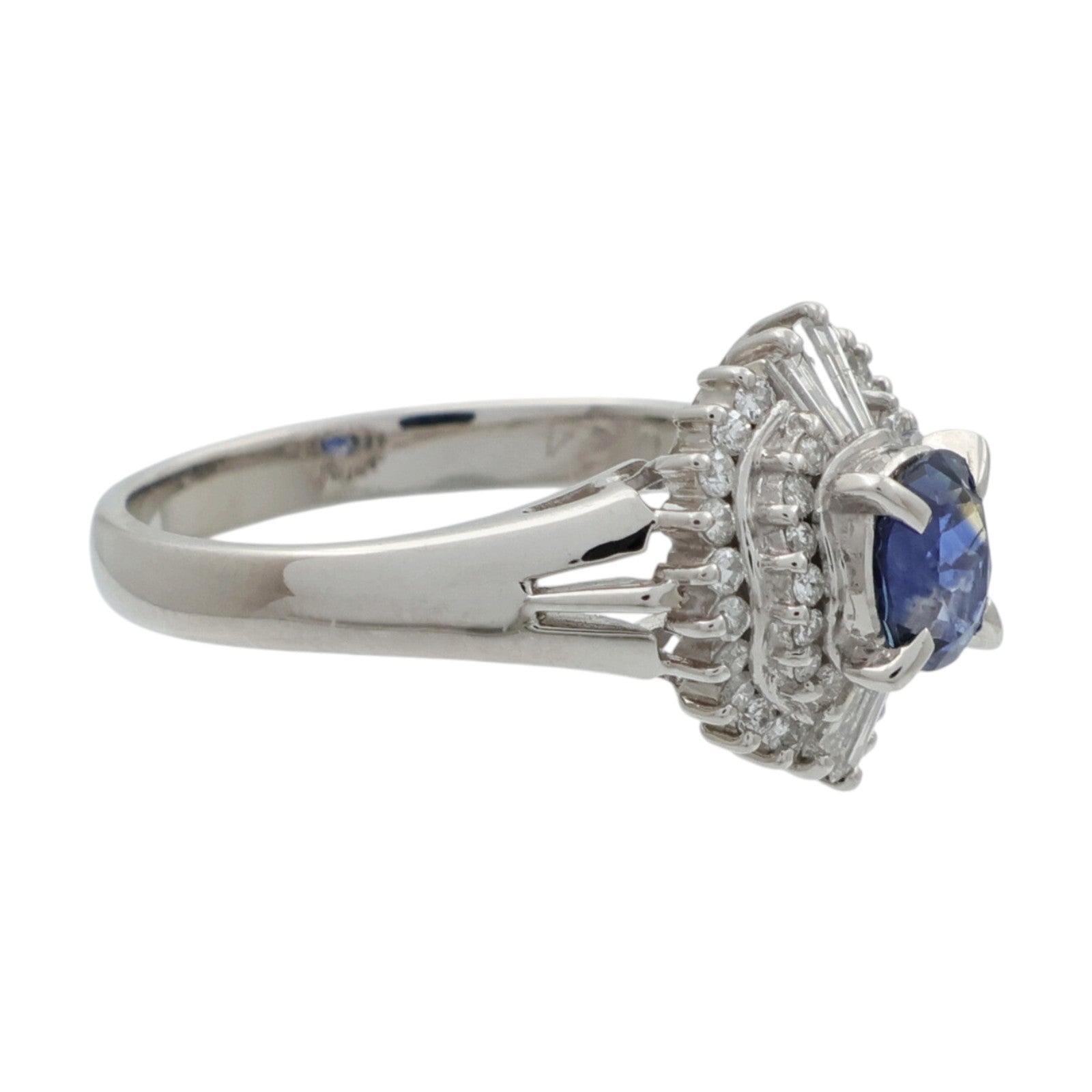 JEWELRY PT900鉑金/藍寶石Sapphire鑽石戒指