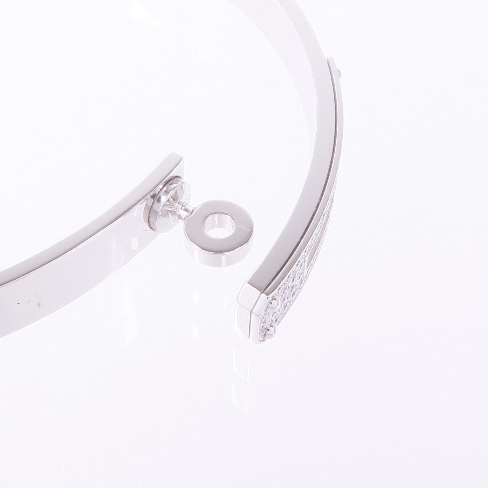 HERMES 18K白金Kelly Diamond Bracelet鑽石手鐲