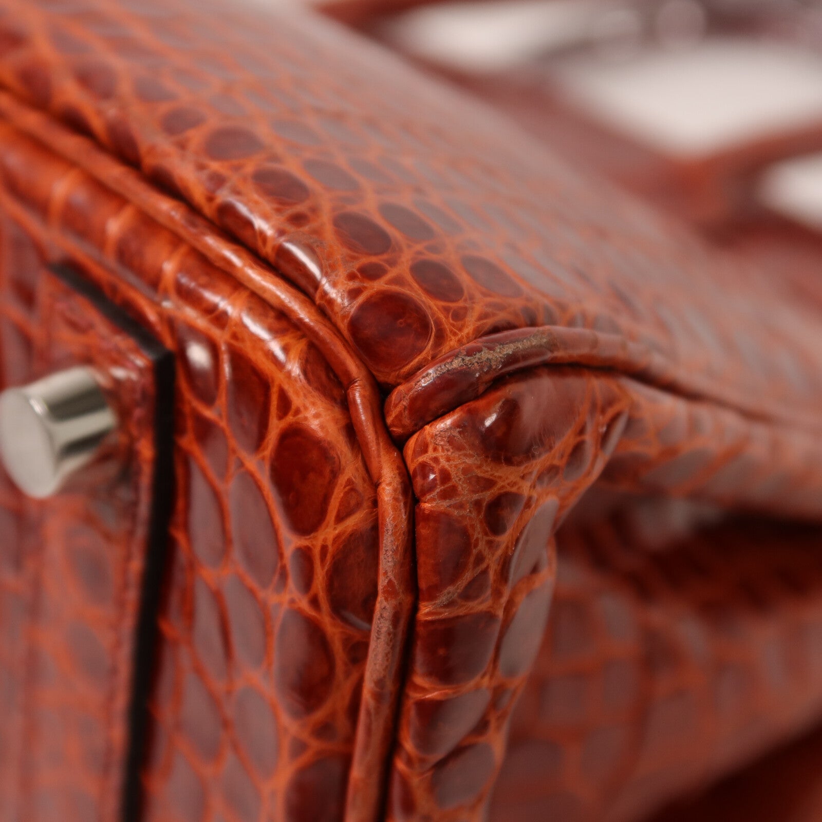 HERMES 鱷魚皮革Birkin 30手挽袋Rough H