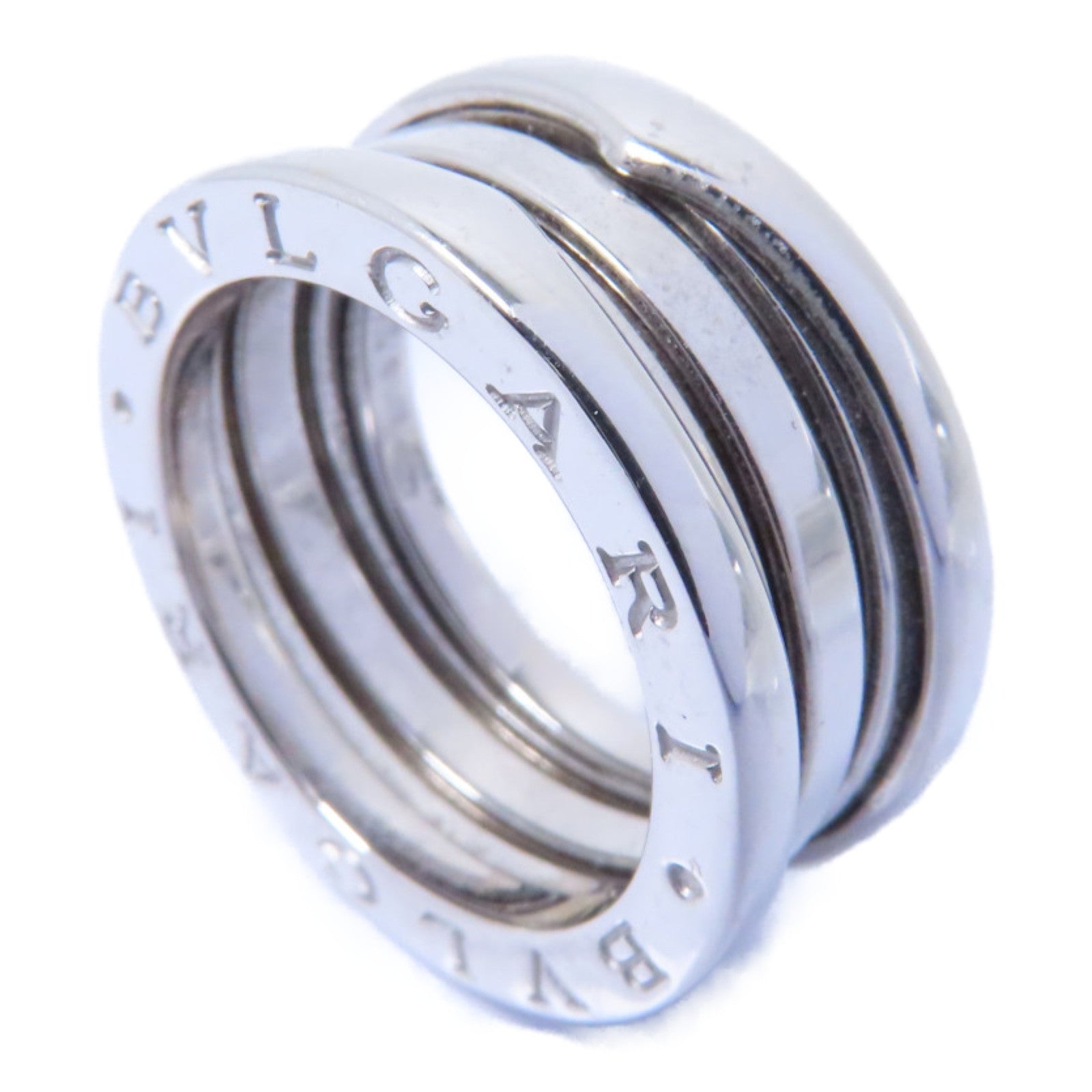 BVLGARI 18K白金B-ZERO1戒指US#6/Bvlgari#52