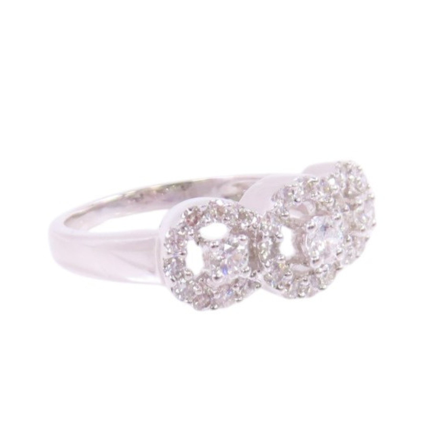 JEWELRY 【激減優惠】18K白/鑽石Diamond Ring戒指US#5.75