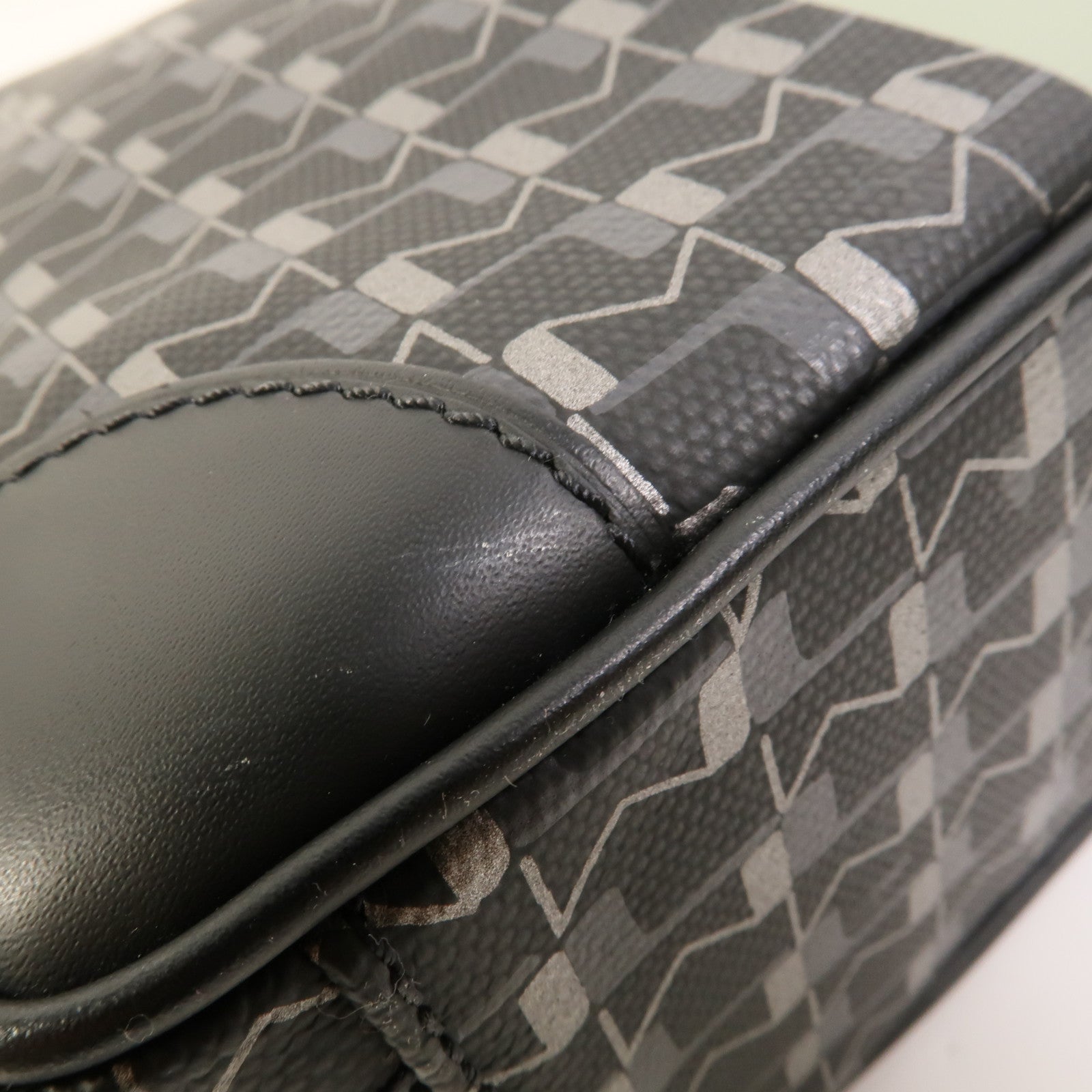 Moynat 塗層帆布Camera Bag手挽肩背兩用袋