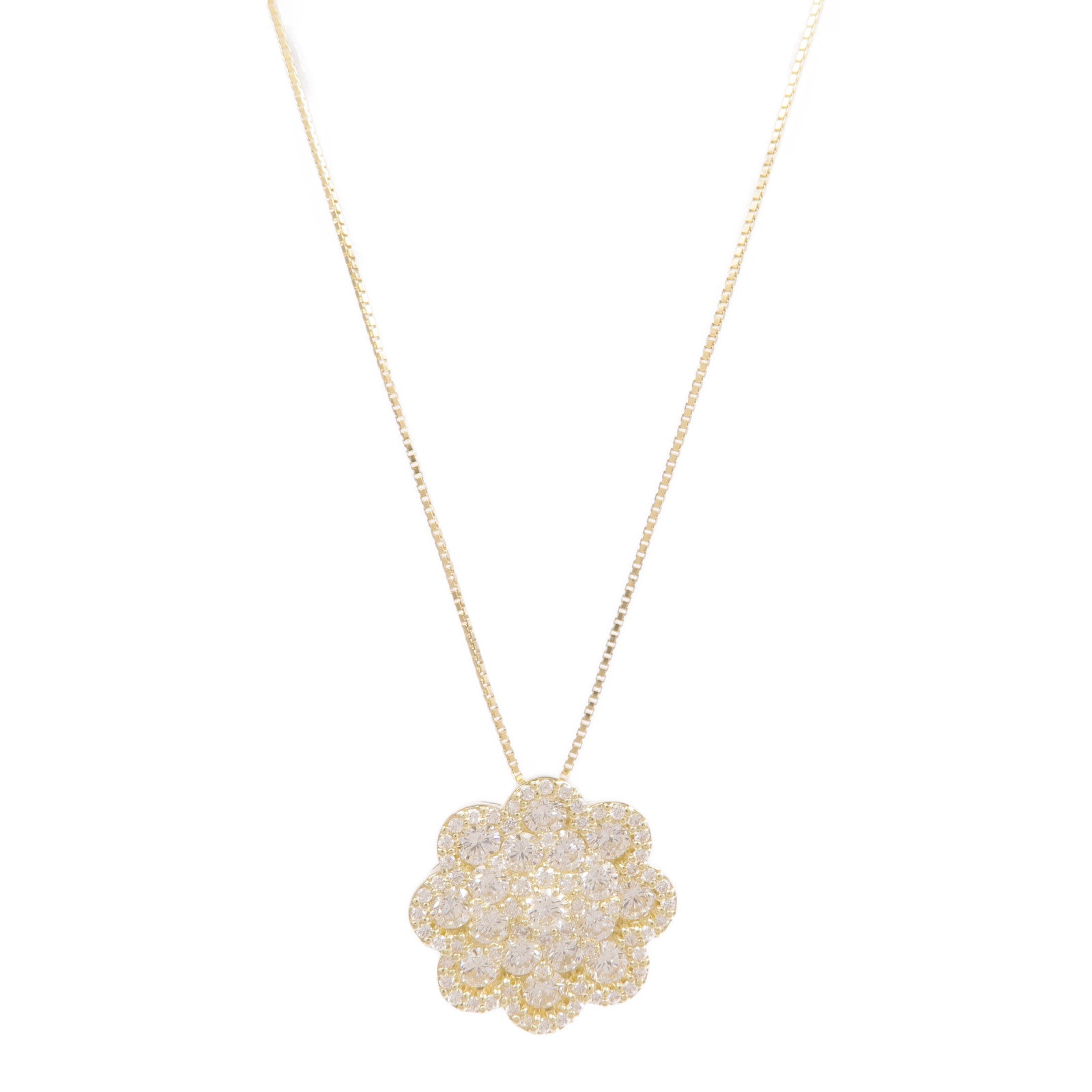JEWELRY 18K黃金Diamond Necklace鑽石項鍊
