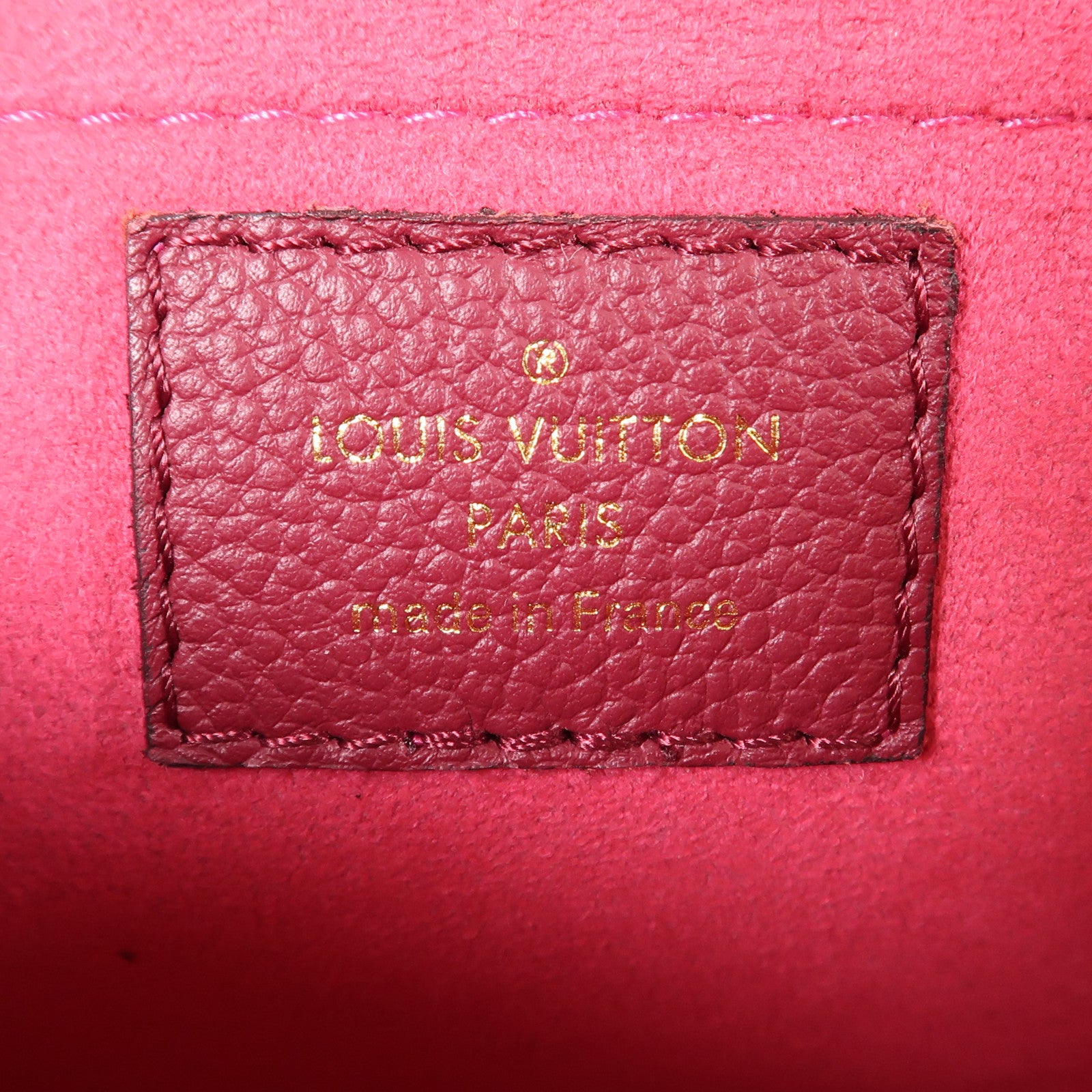 LOUIS VUITTON 【激減優惠】Monogram Empreinte Saint Sulpice BB金扣肩背袋