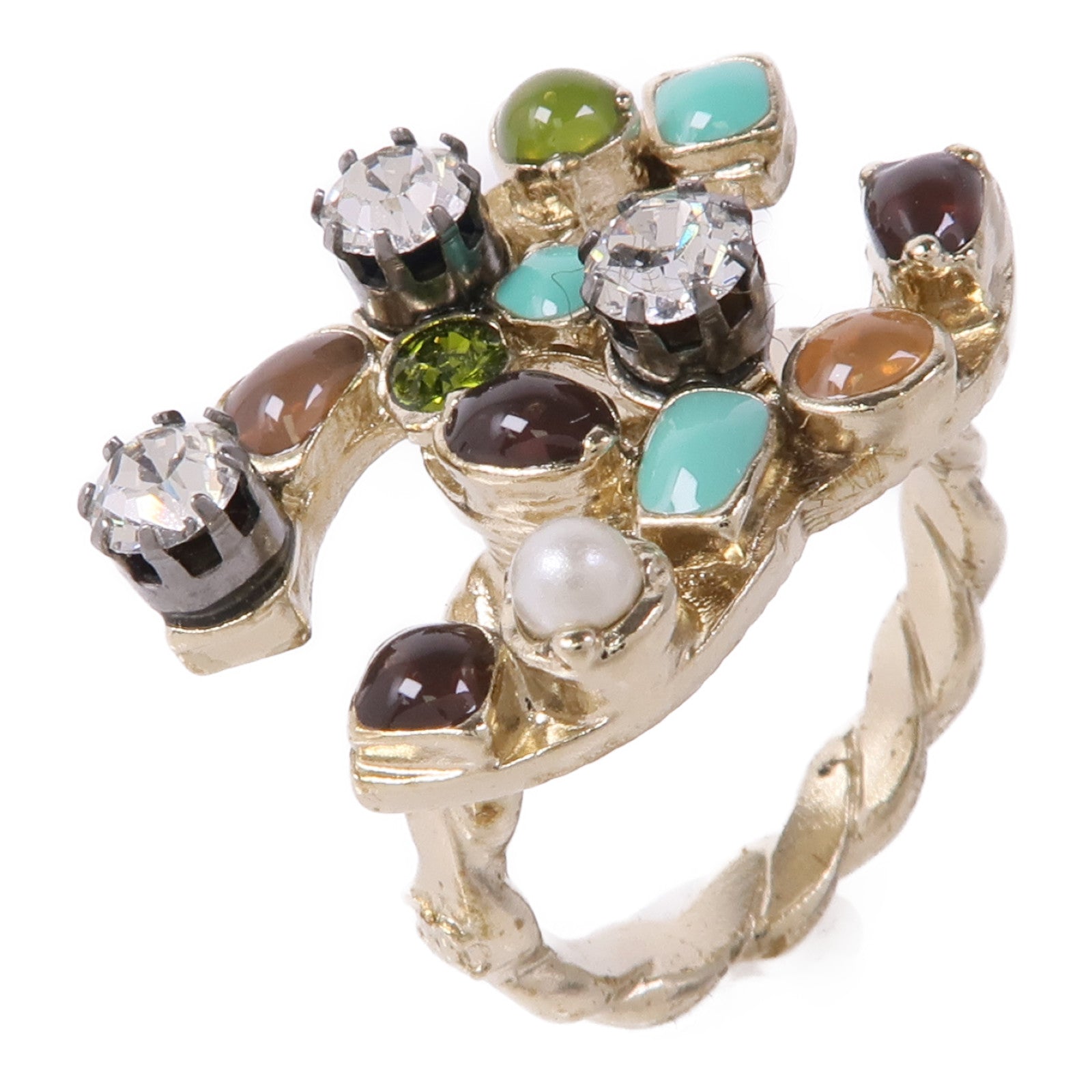 CHANEL 金屬Ring戒指US#6.25