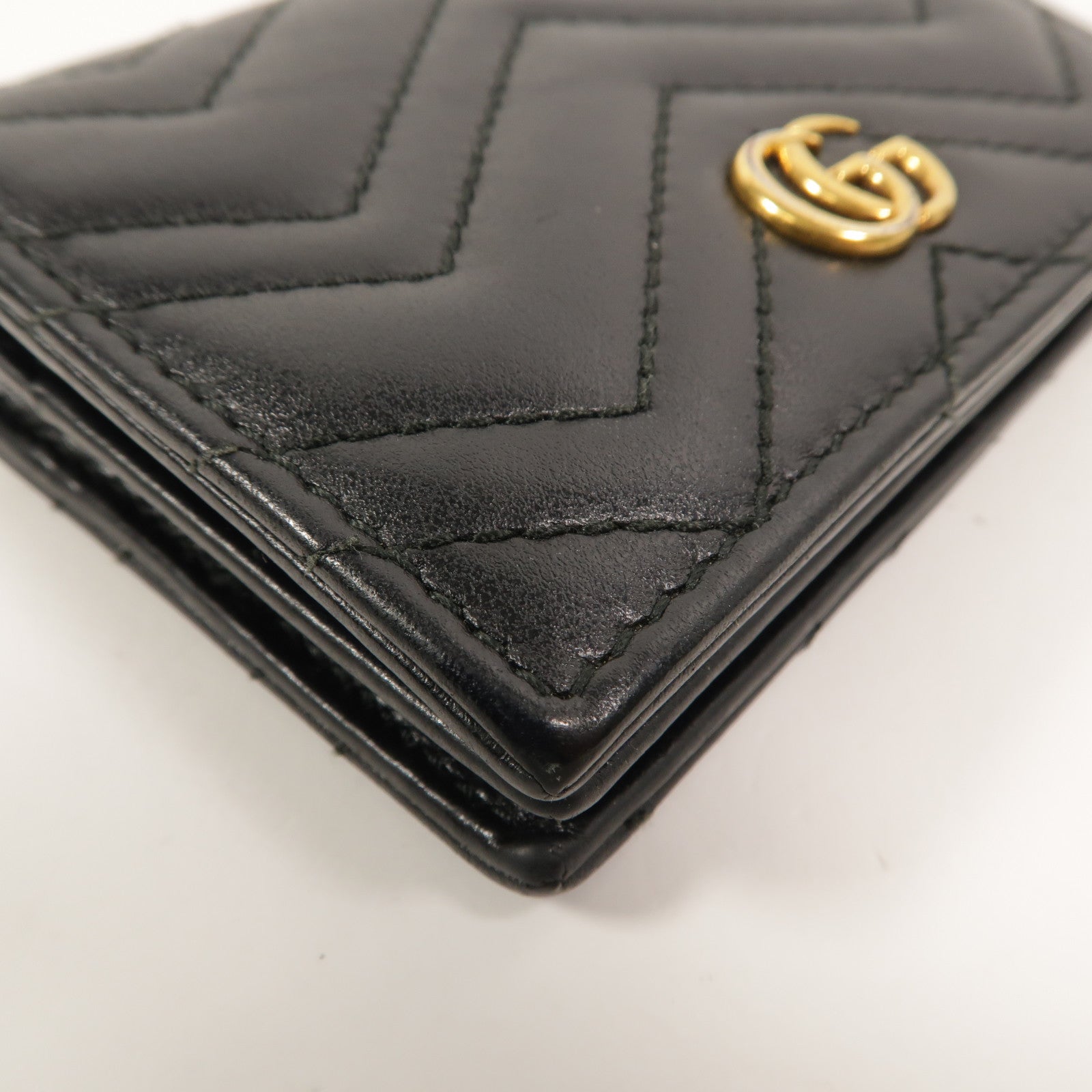 GUCCI 牛皮皮革GG Marmont Wallet錢包