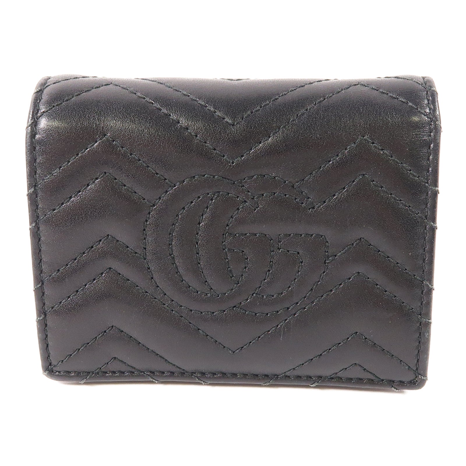 GUCCI 牛皮皮革Wallet金扣錢包