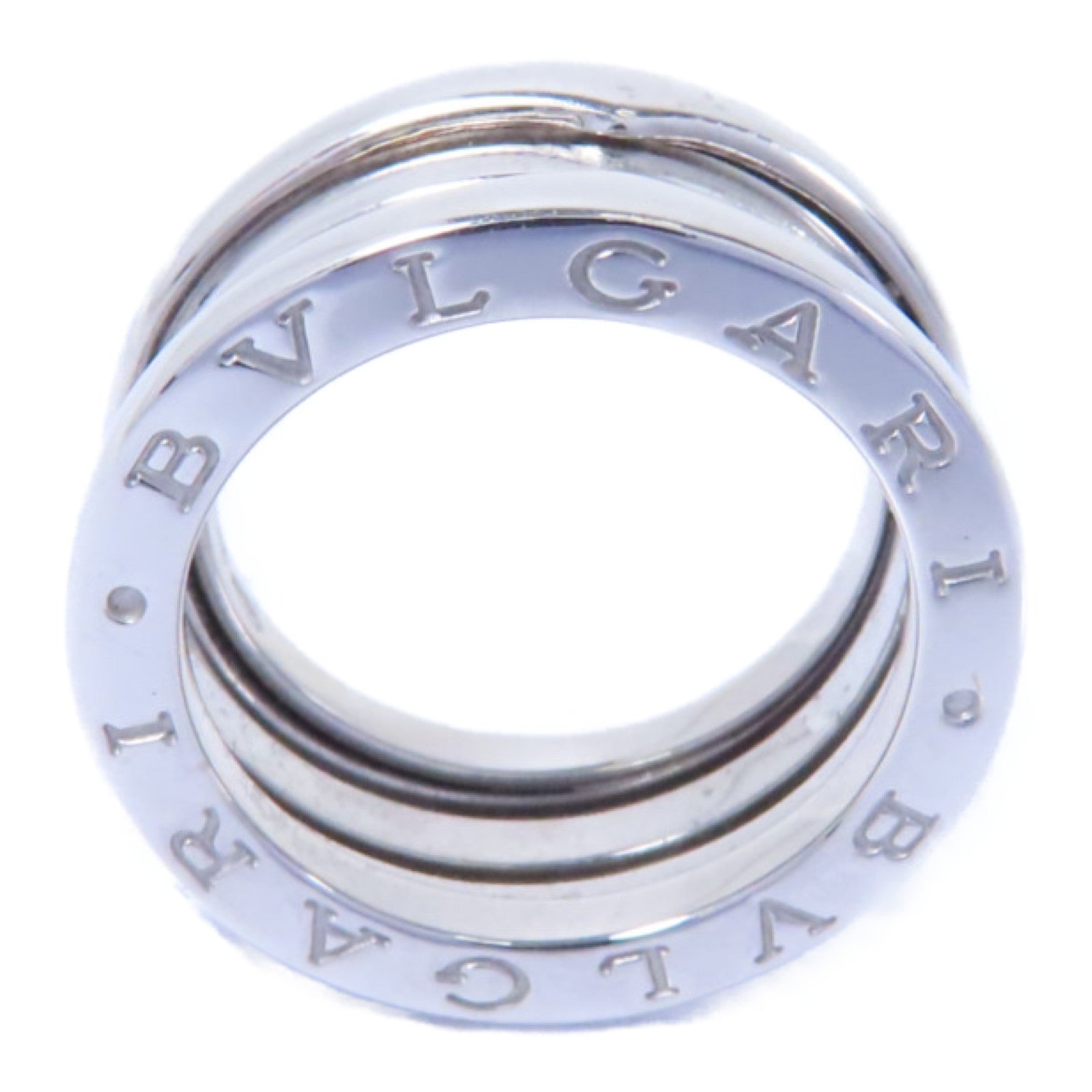 BVLGARI 18K白金B-ZERO1戒指US#6/Bvlgari#52