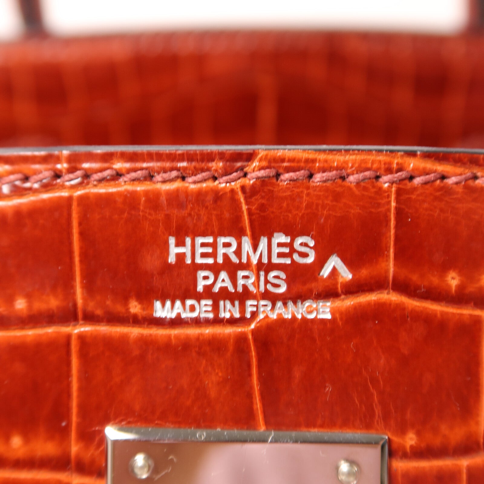 HERMES 鱷魚皮革Birkin 30手挽袋Rough H
