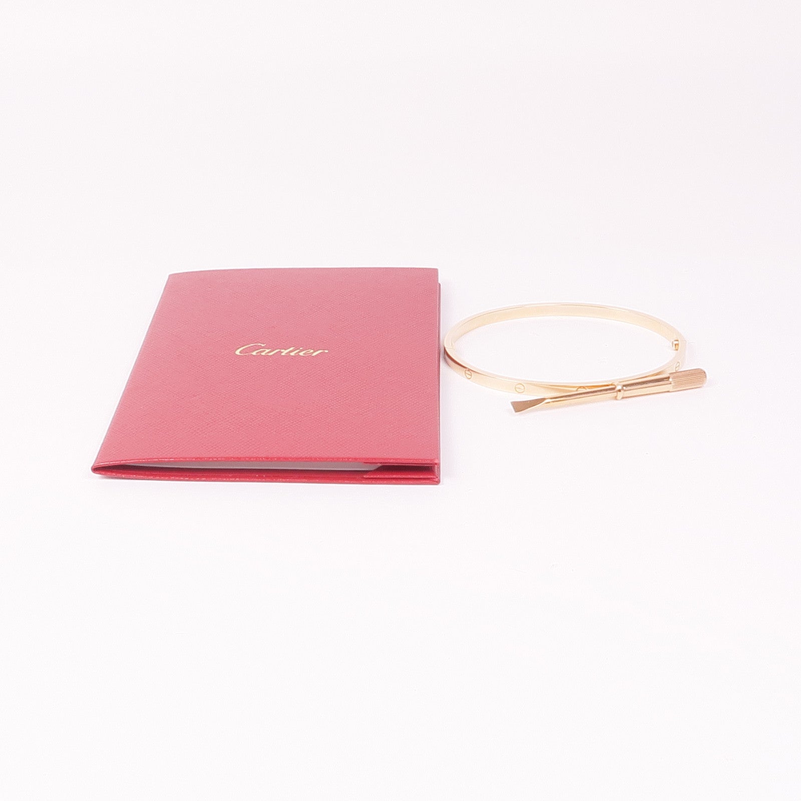 CARTIER Love Bracelet Small Model B6047317 18K Pink Gold Cartier#19