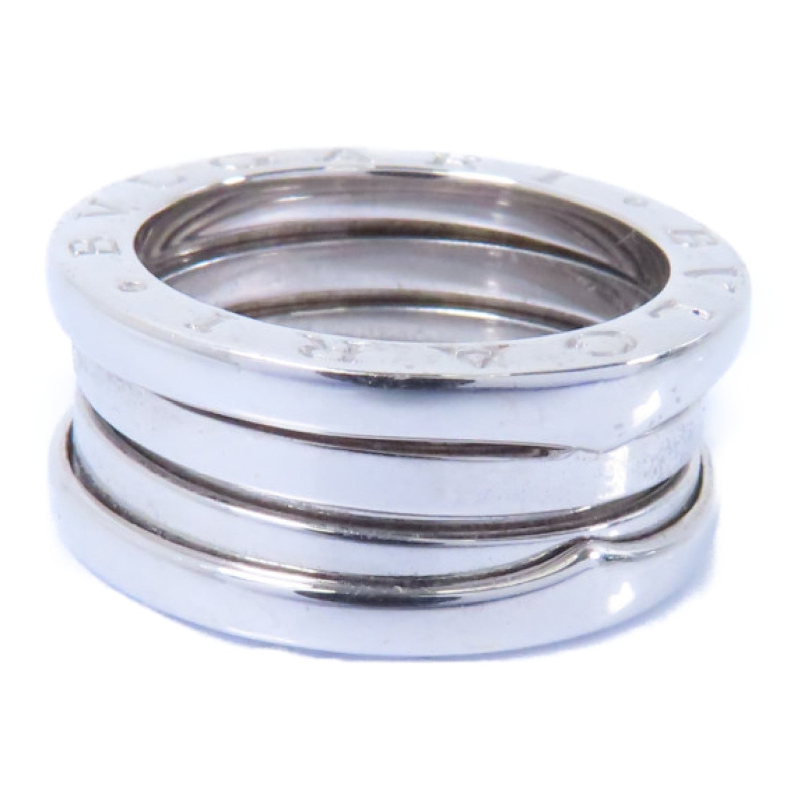 BVLGARI 18K白金B-ZERO1戒指US#6/Bvlgari#52