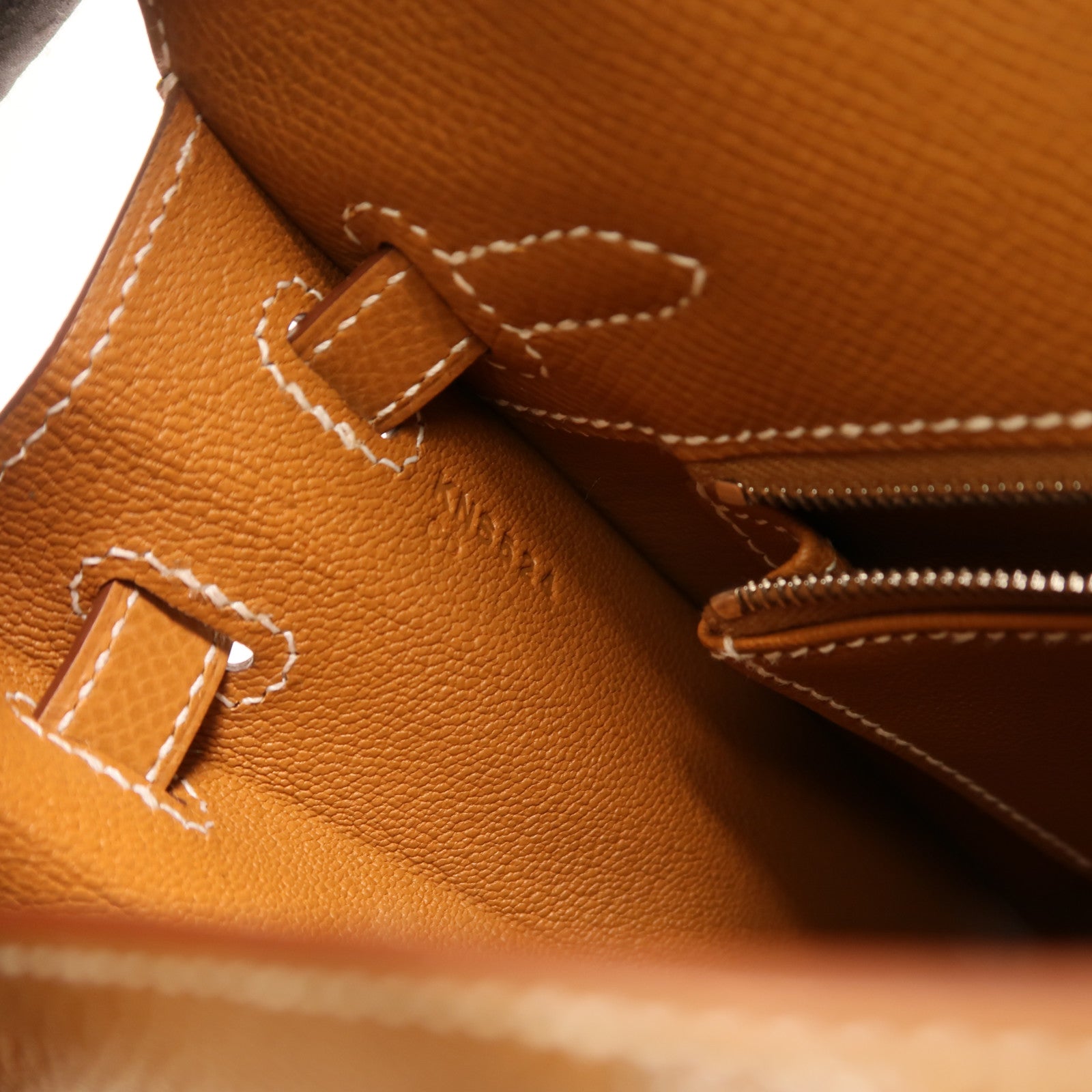 HERMES Epsom皮革Kelly 25銀扣手挽肩背兩用袋