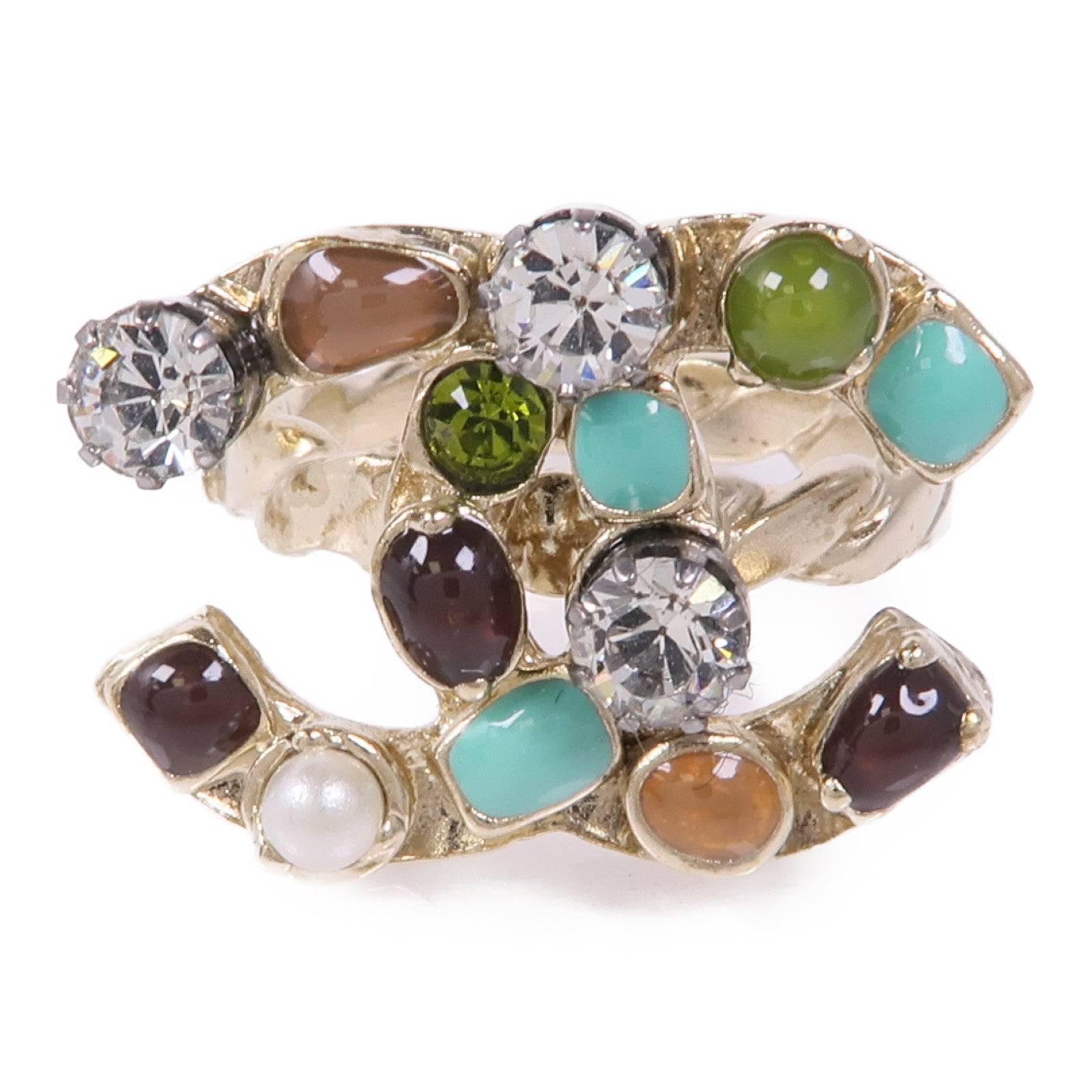 CHANEL 金屬Ring戒指US#6.25