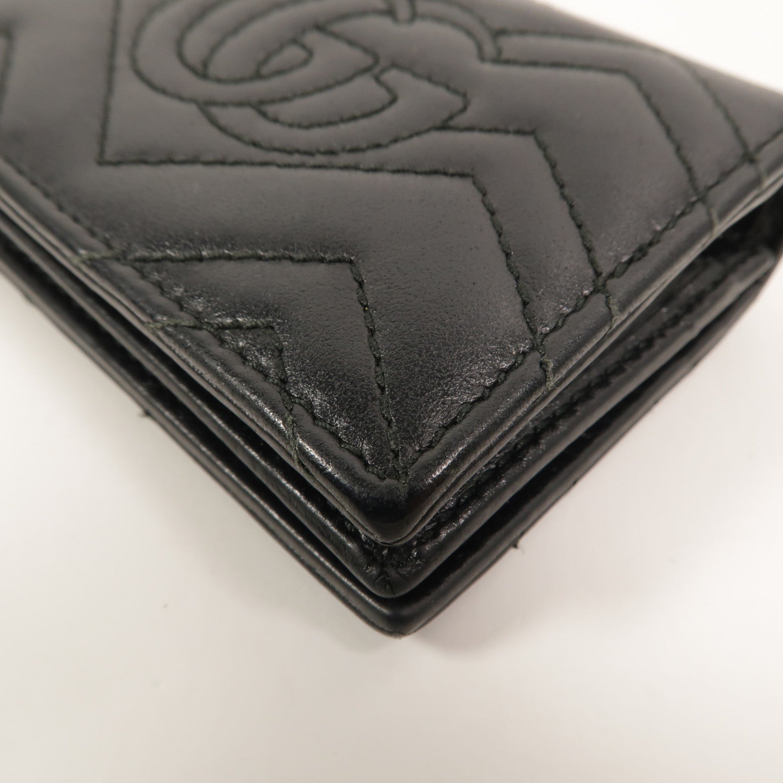 GUCCI 牛皮皮革GG Marmont Wallet錢包