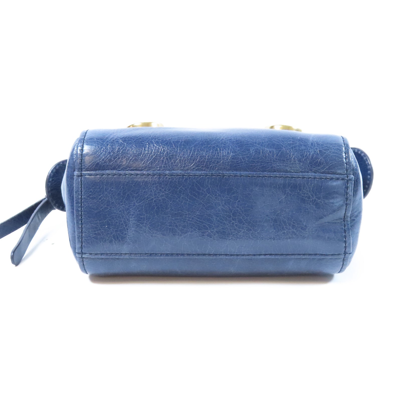 SEE BY CHLOE 【激減優惠】牛皮皮革2 Way Shoulder Bag金扣手挽肩背兩用袋藍色