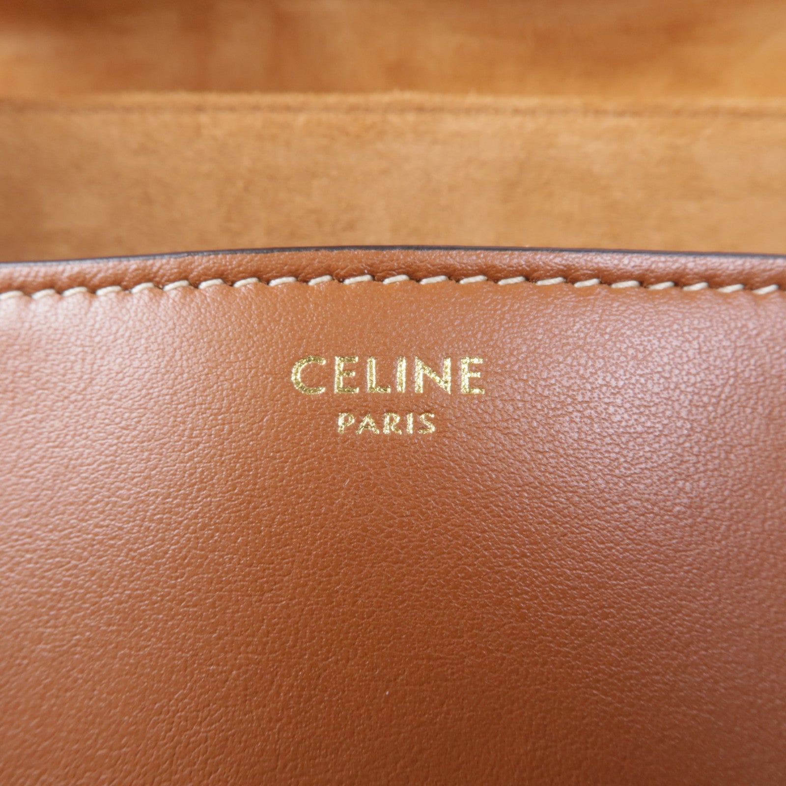 CELINE 牛皮皮革Soft 16金扣肩背袋