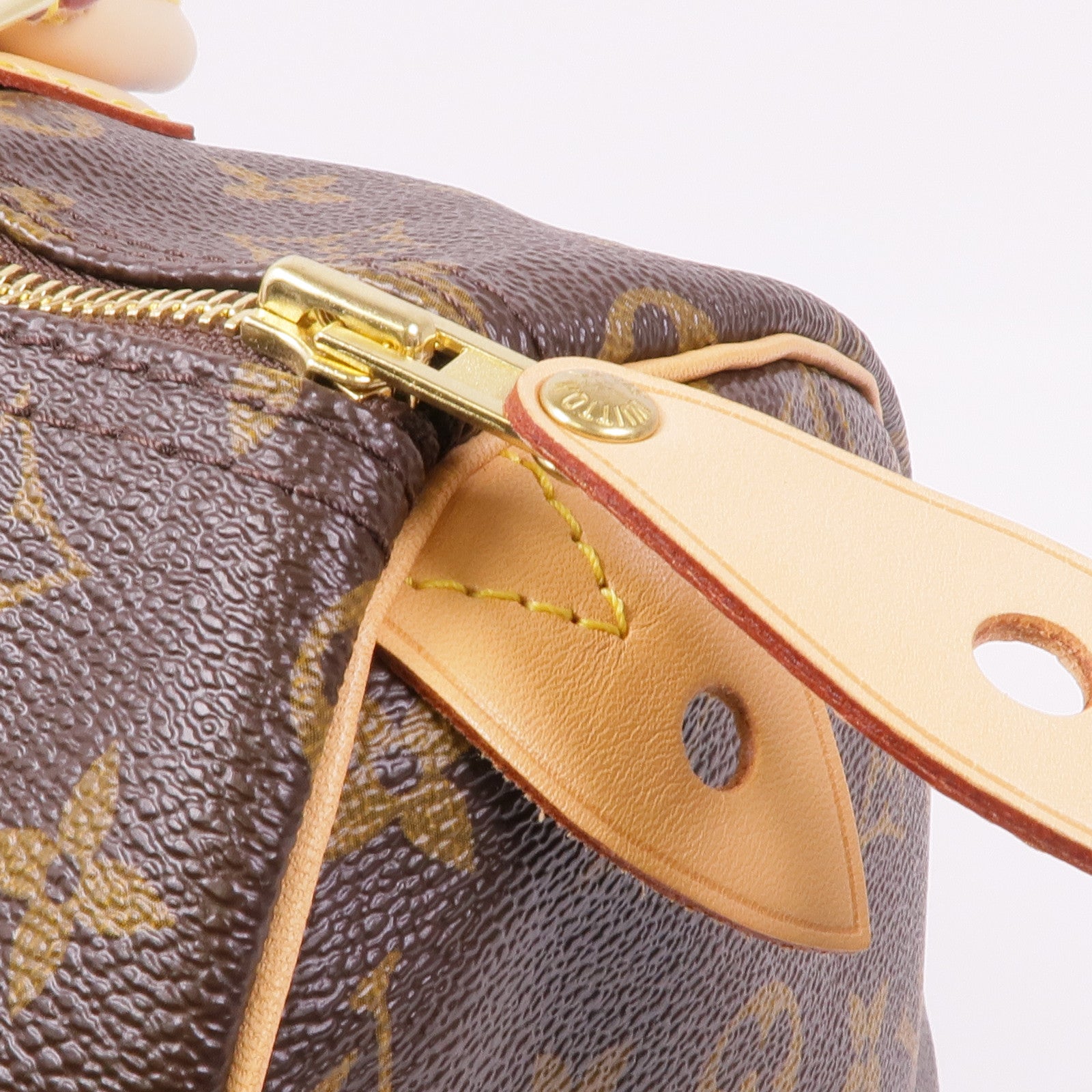 LOUIS VUITTON Monogram Speedy 30金扣手挽袋