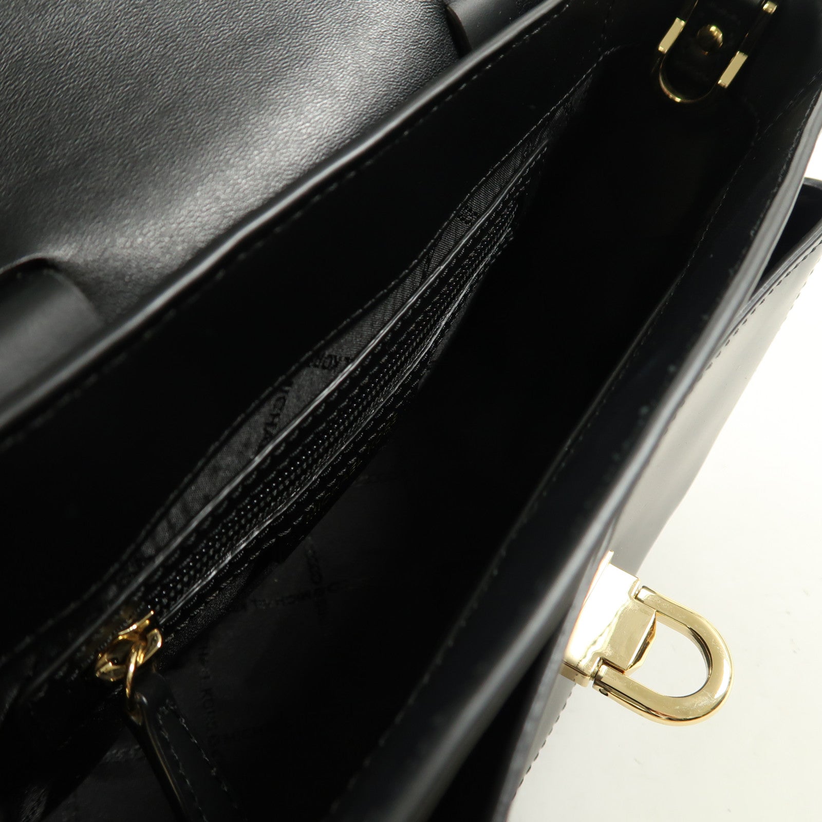 Michael Kors 牛皮皮革Hand Bag金扣手挽肩背兩用袋