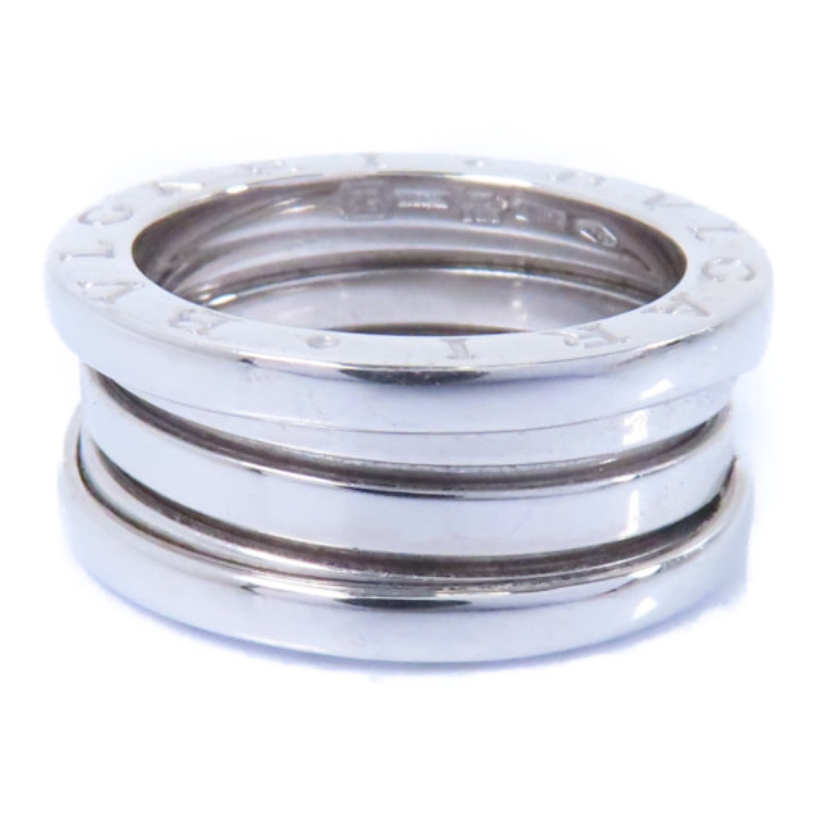 BVLGARI 18K白金B-ZERO1戒指US#6/Bvlgari#52