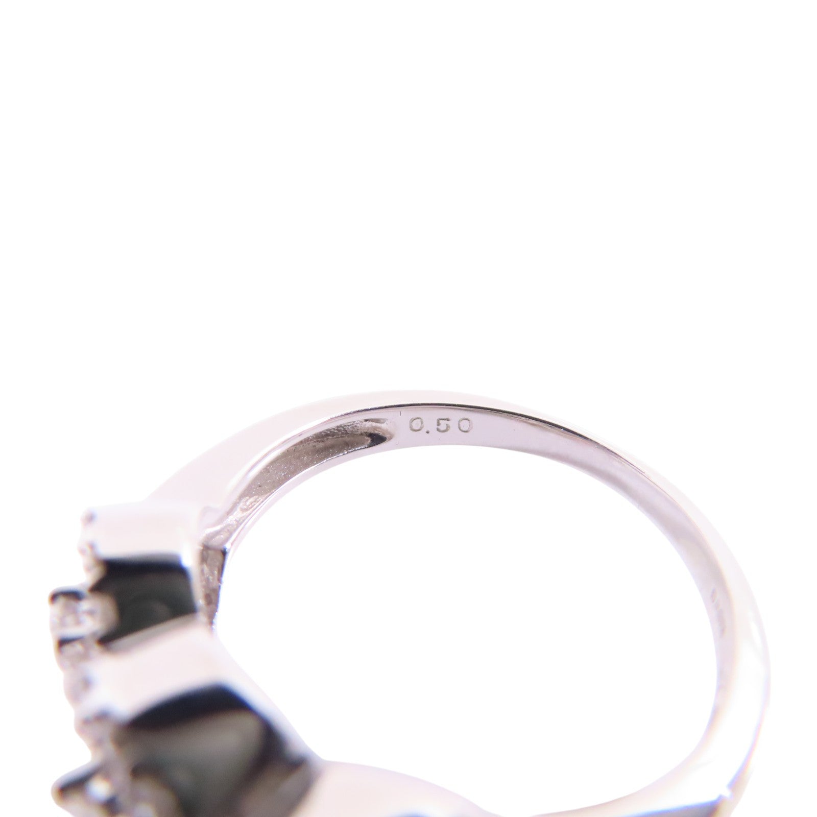 JEWELRY 【激減優惠】18K白/鑽石Diamond Ring戒指US#5.75